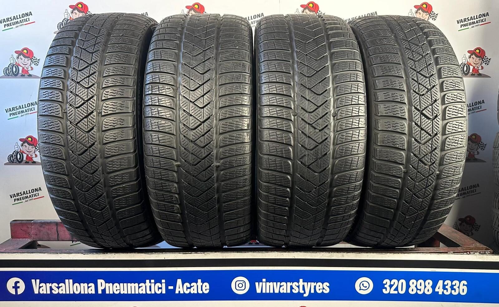 N.4 Pneumatici - 225/45R19 + 255/40R19 96V PIRELLI - Sottozero 3 Run Flat