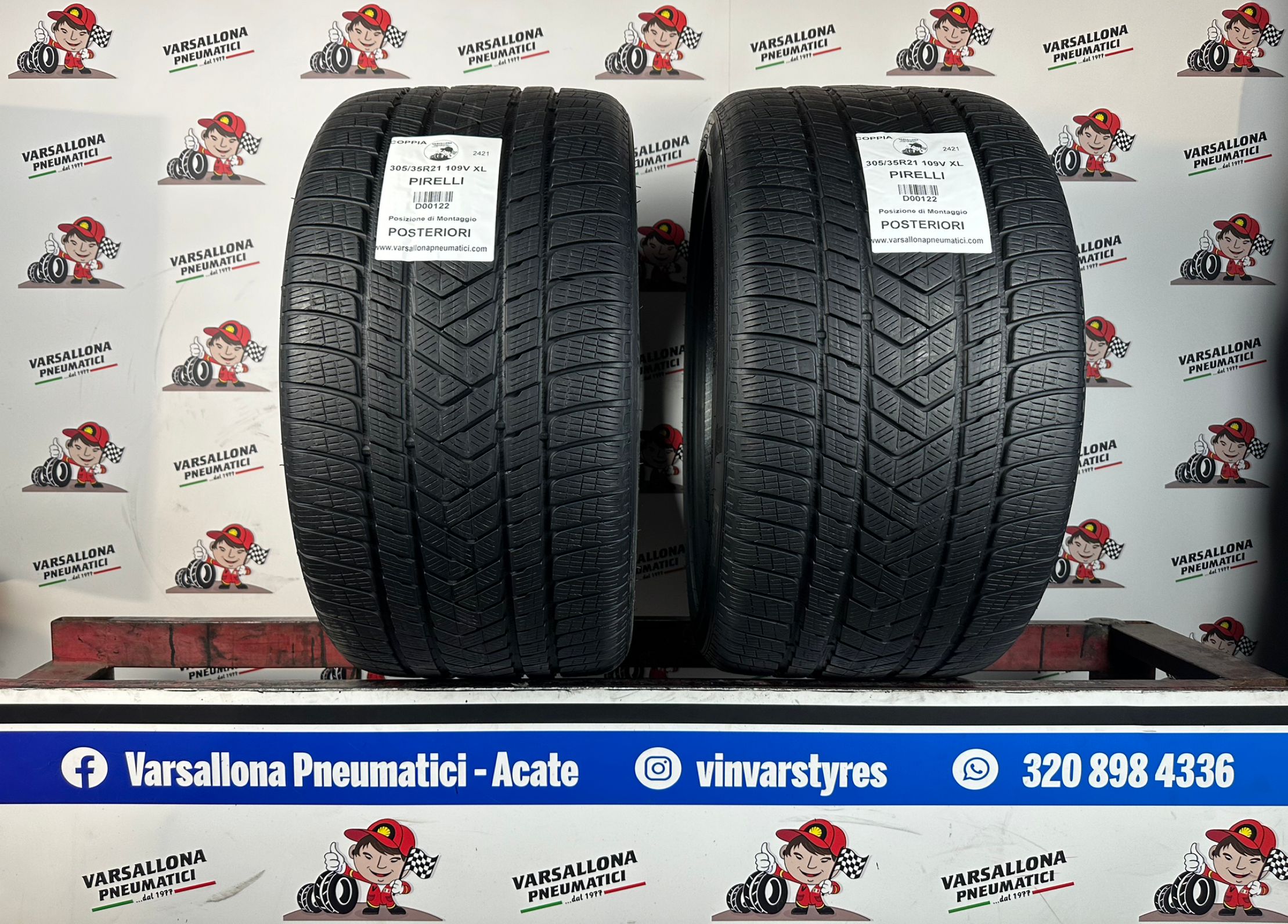 N.2 Pneumatici - 305/35R21 109V XL PIRELLI - Scorpion Winter