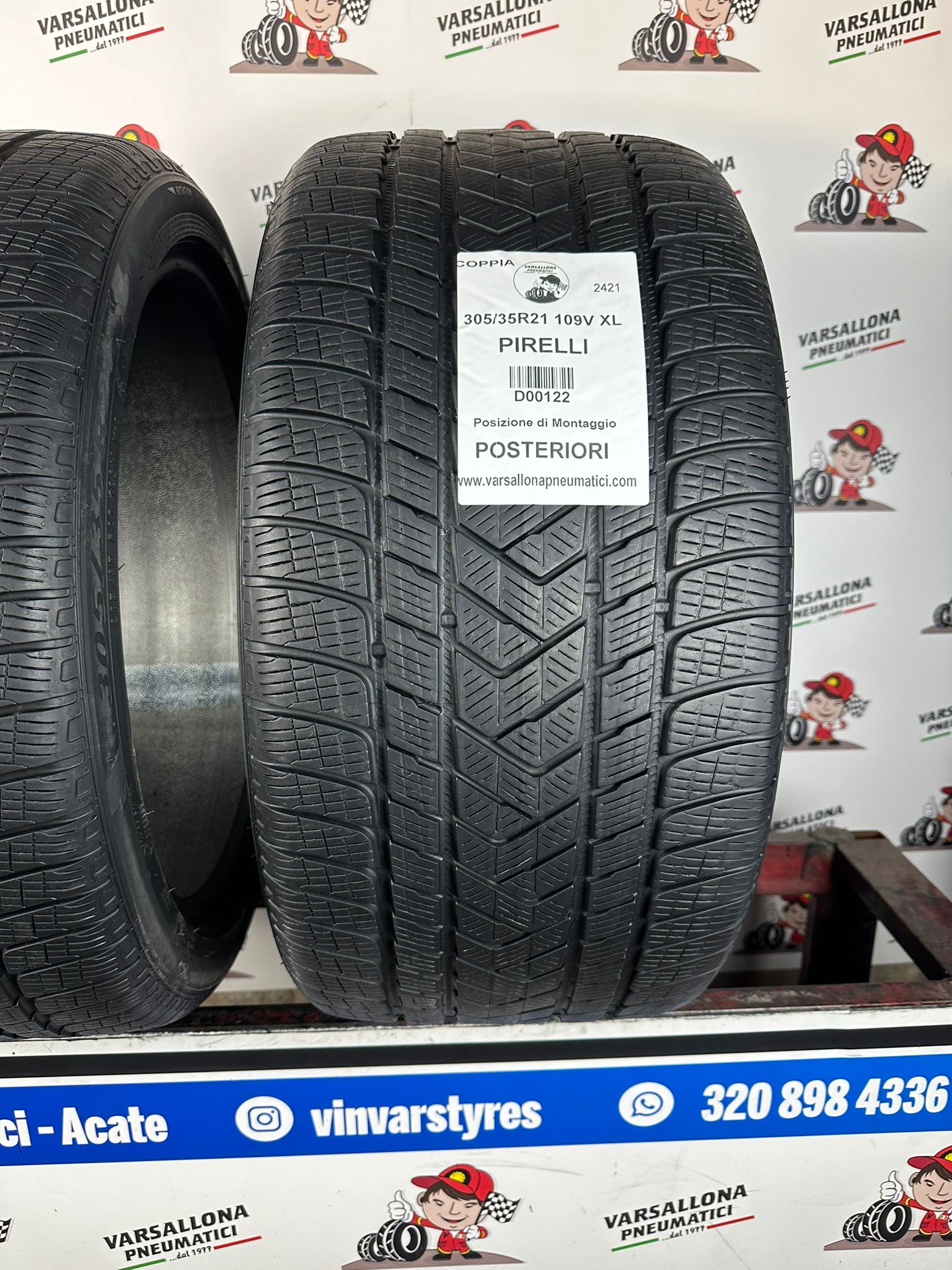 N.2 Pneumatici - 305/35R21 109V XL PIRELLI - Scorpion Winter - immagine 2