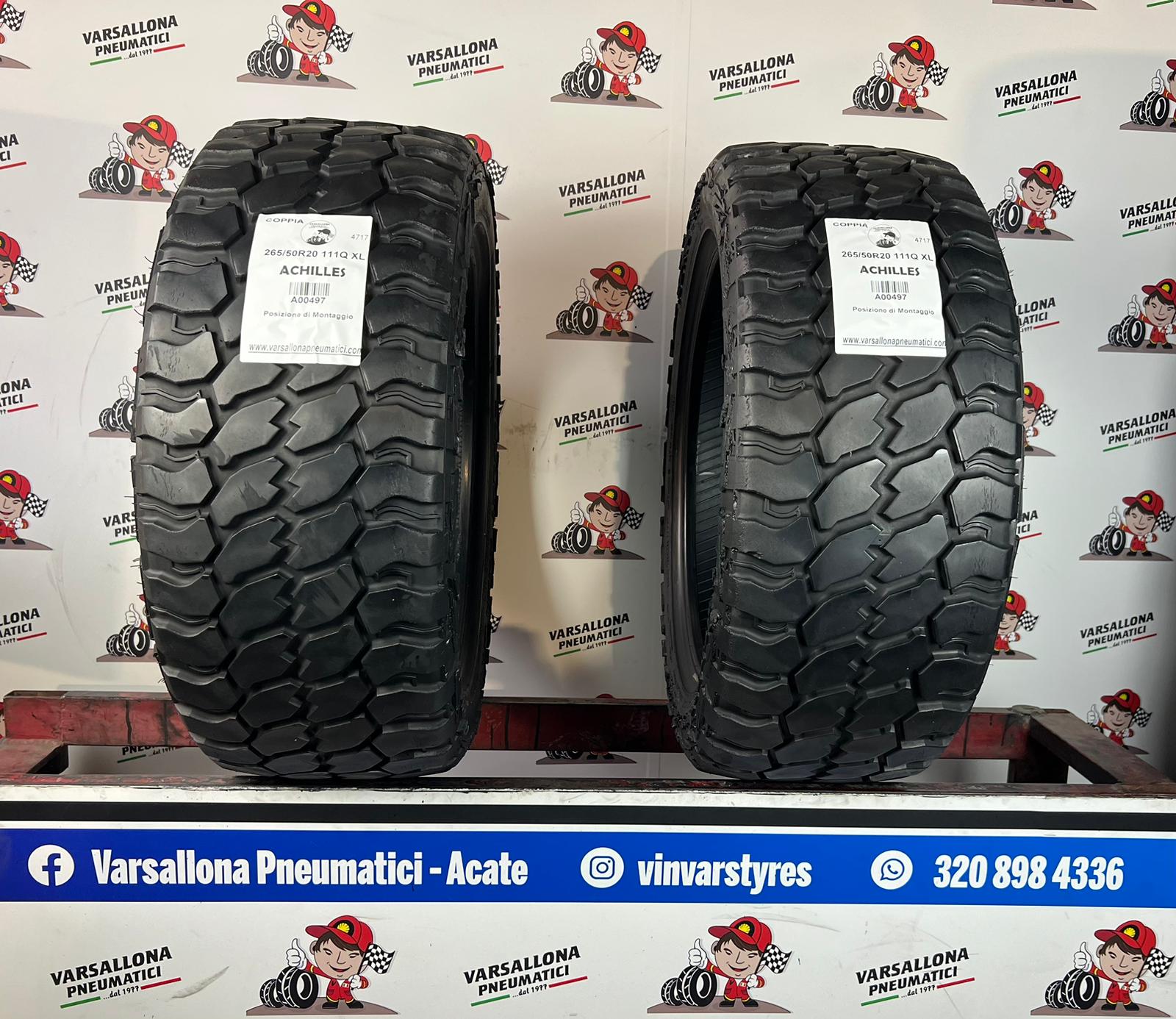 N.2 Pneumatici - 265/50R20 111Q XL ACHILLES - Desert Hawk