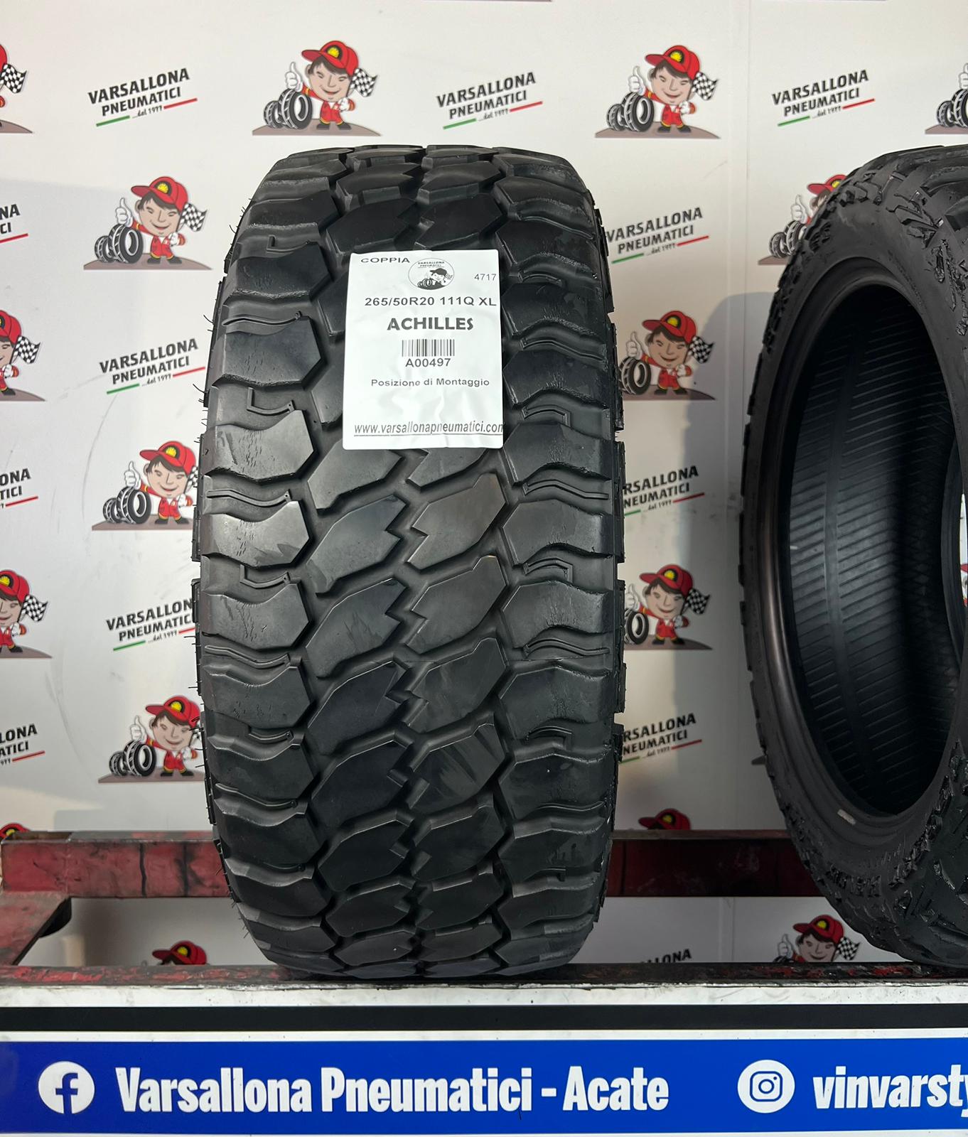 N.2 Pneumatici - 265/50R20 111Q XL ACHILLES - Desert Hawk - immagine 2