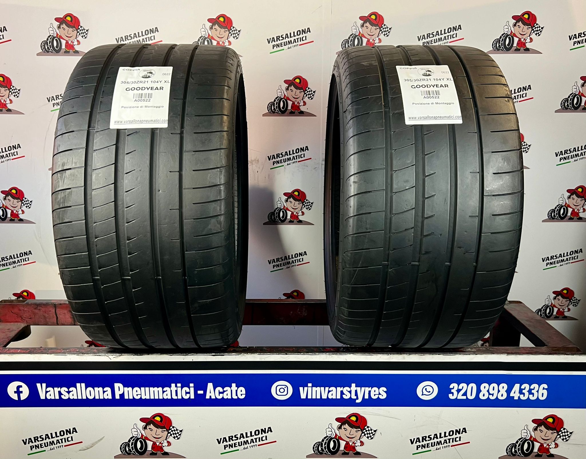 N.2 Pneumatici - 305/30ZR21 104Y XL GOODYEAR - Eagle F1 Asymmetric 3 NA0