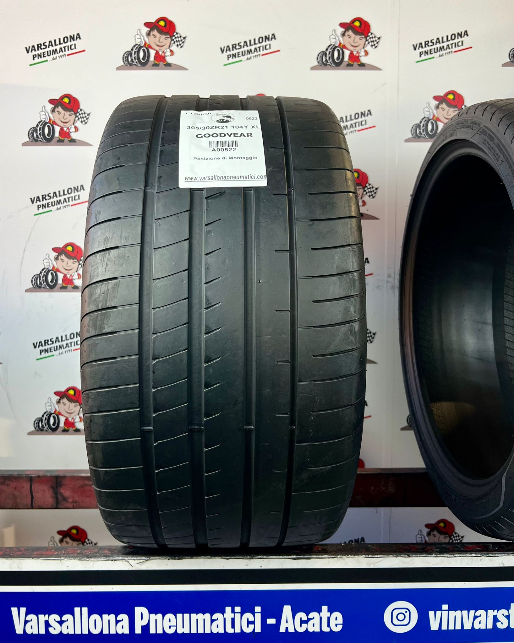 N.2 Pneumatici - 305/30ZR21 104Y XL GOODYEAR - Eagle F1 Asymmetric 3 NA0 - immagine 2