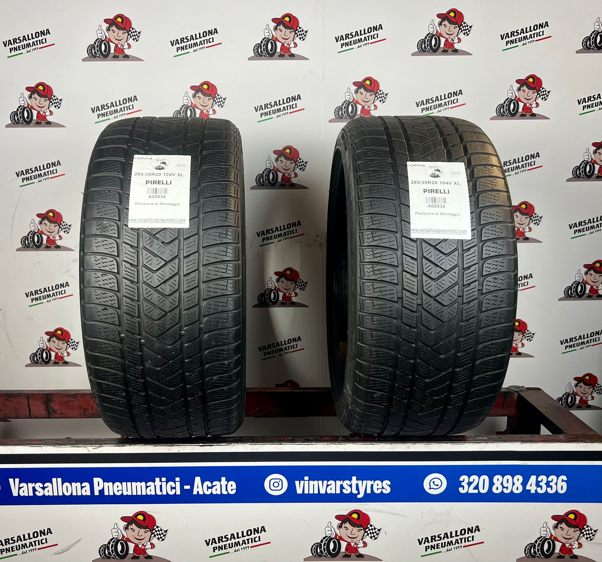 N.2 Pneumatici - 285/35R20 104V XL PIRELLI - Sottozero 3