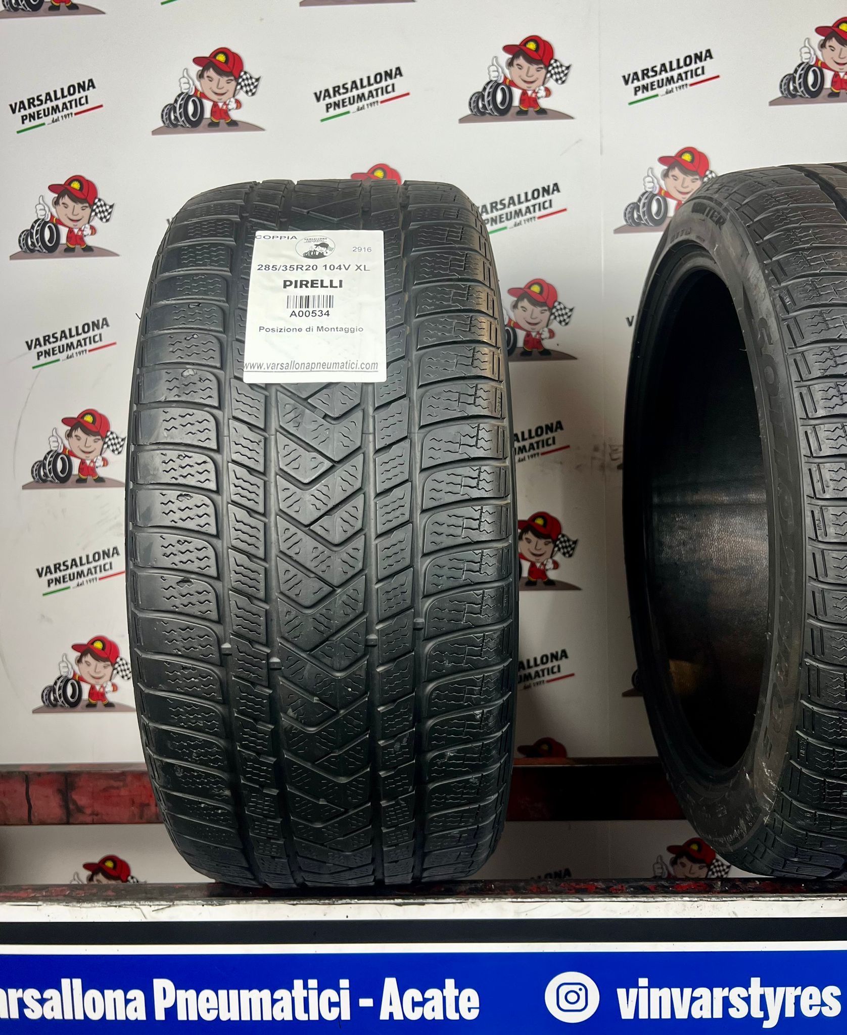 N.2 Pneumatici - 285/35R20 104V XL PIRELLI - Sottozero 3 - immagine 2