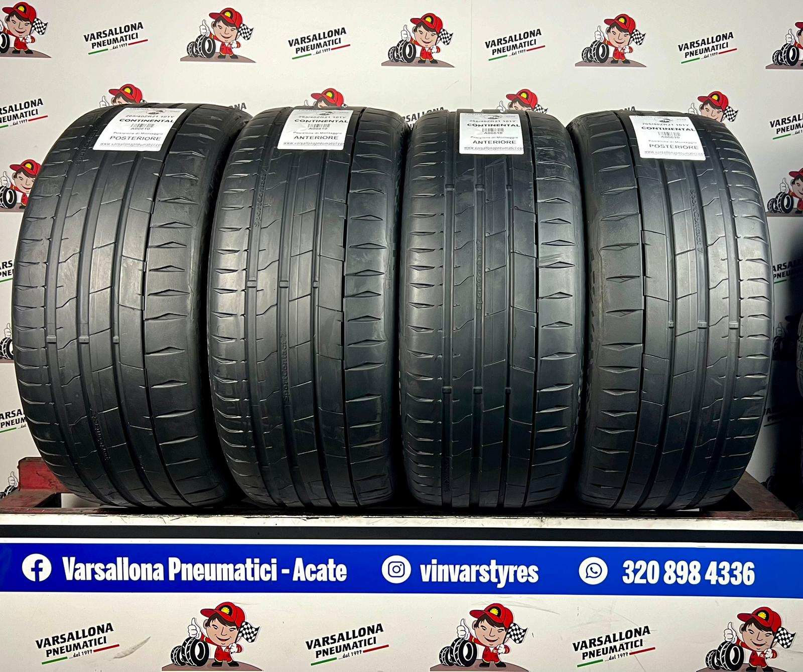 N.4 Pneumatici - 265/40ZR21 101Y Continental - Sport Contact 7 MGT