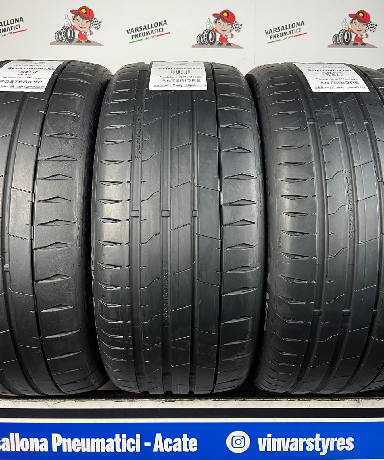 N.4 Pneumatici - 265/40ZR21 101Y Continental - Sport Contact 7 MGT - immagine 2