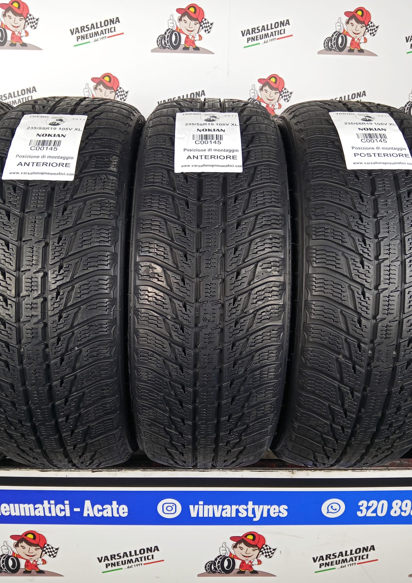N.4 Pneumatici - 235/55R19 105V XL NOKIAN - WR SUV 3 - immagine 2