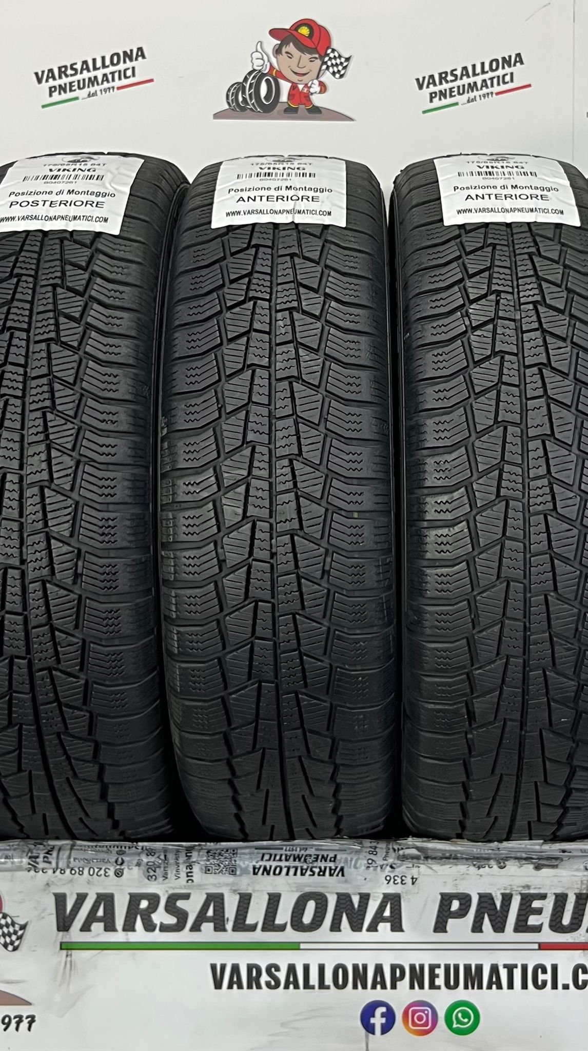 N.4 Pneumatici - 175/65R15 84T VIKING - Wintech - immagine 2