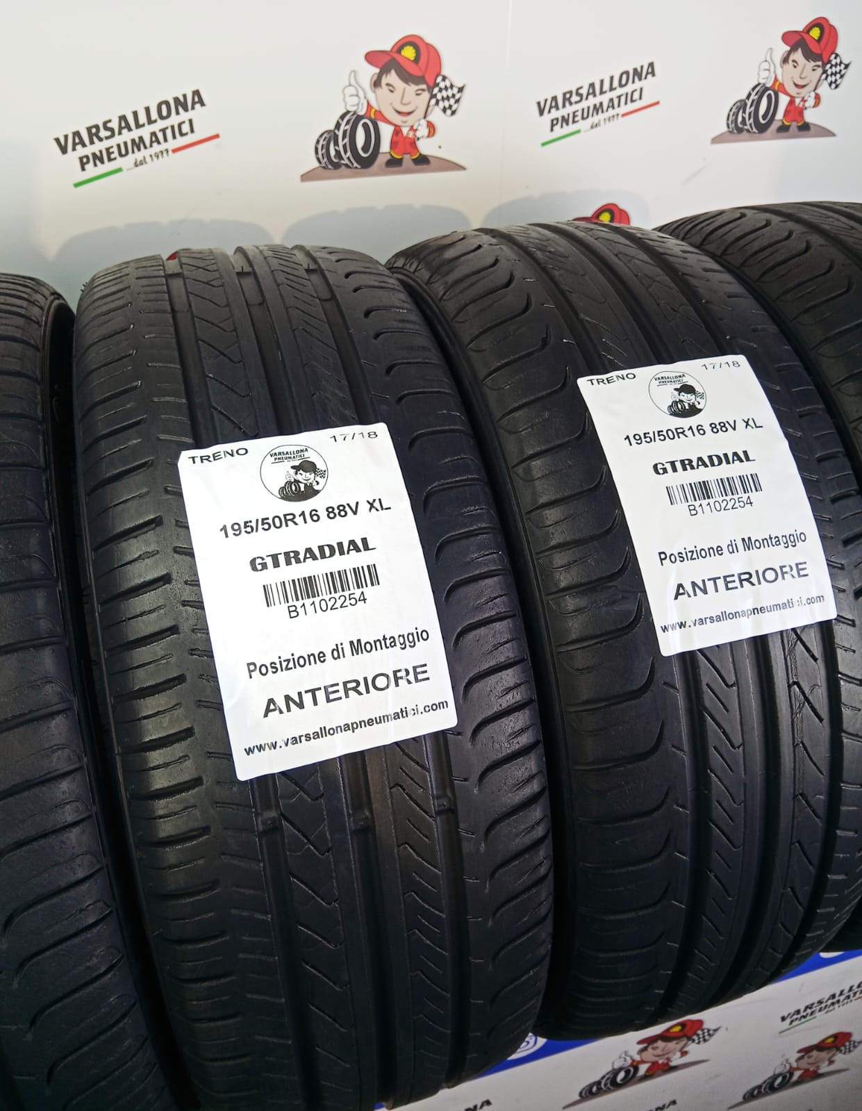 N.4 Pneumatici - 195/50R16 88V XL GT RADIAL - Champiro FE1 - immagine 3