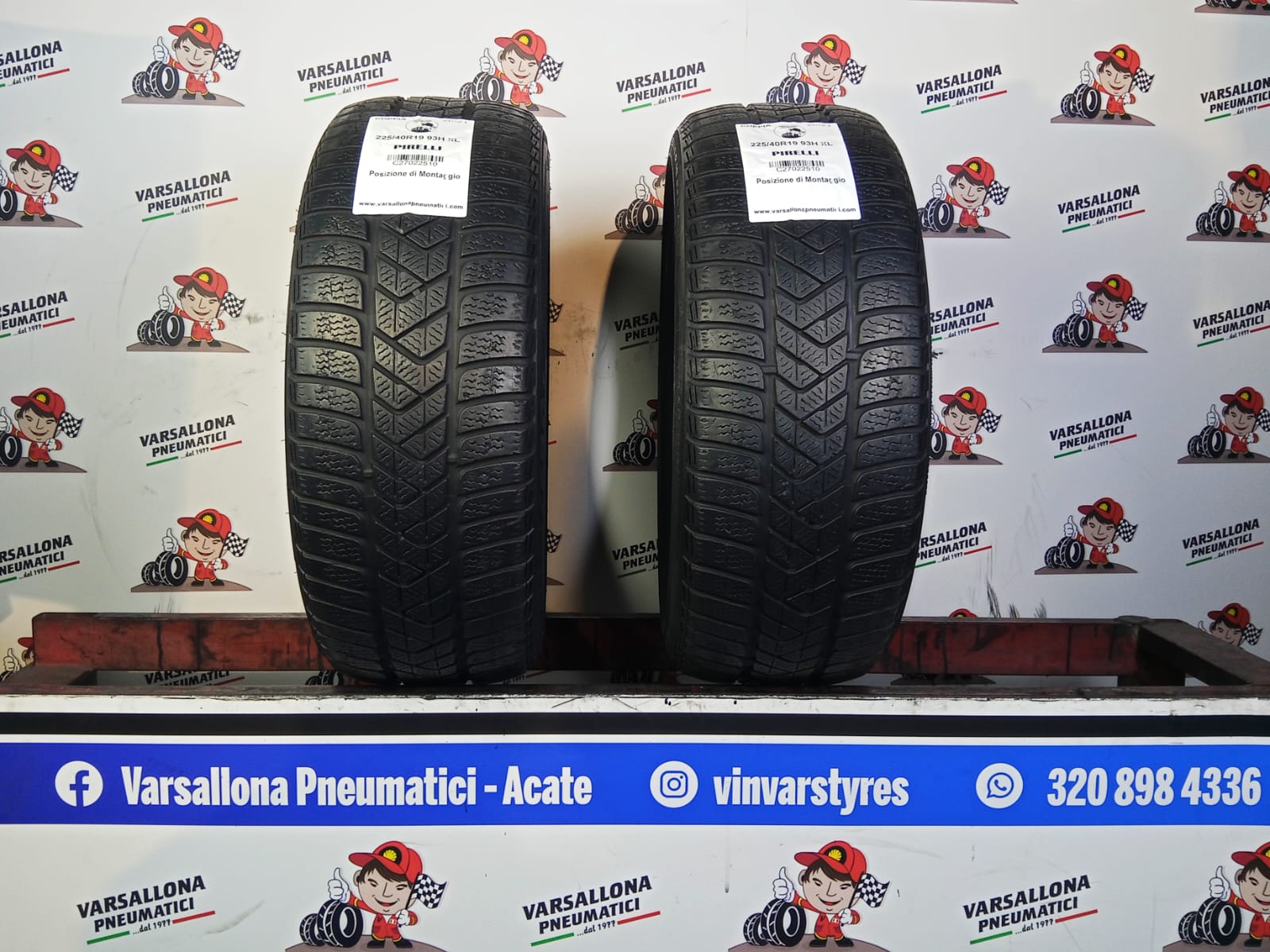 N.2 Pneumatici - 225/40R19 93H XL PIRELLI - Sottozero3