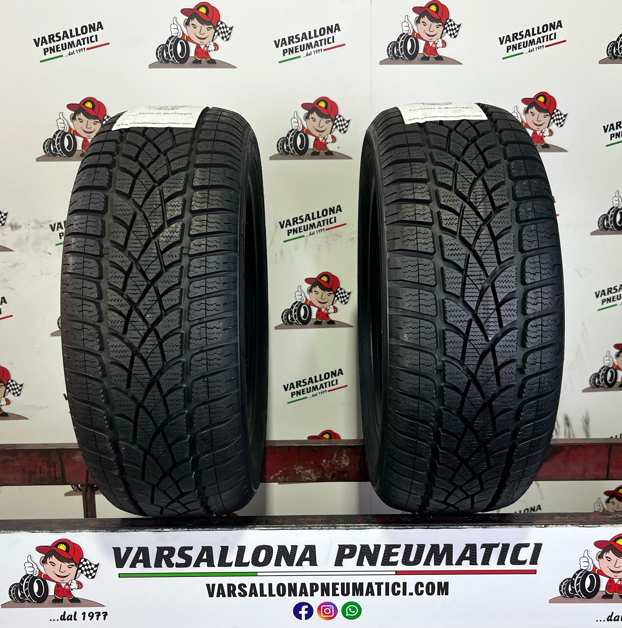 N.2 Pneumatici - 195/50R16 88H DUNLOP - Winter Sport 3D AO