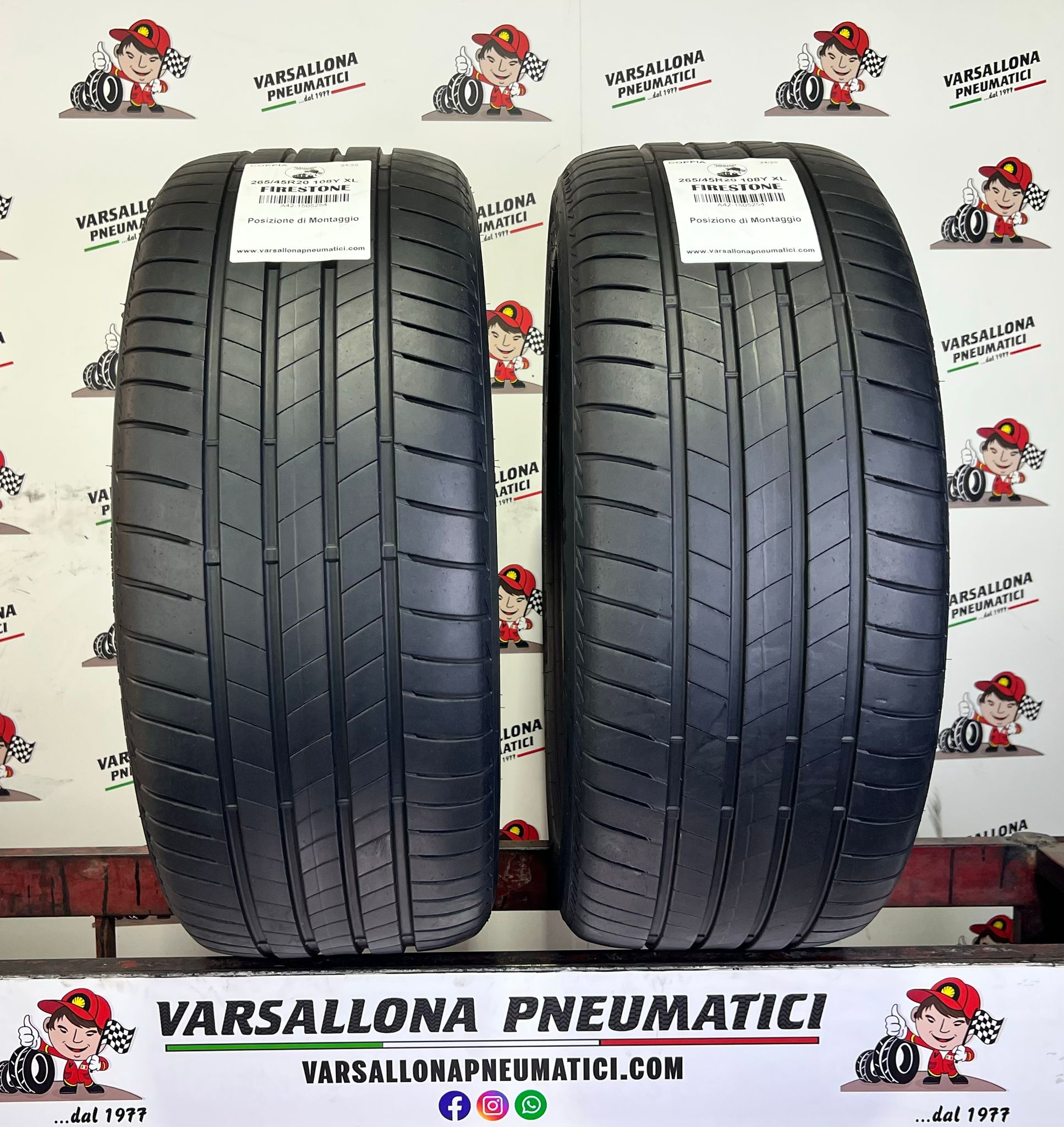 N.2 Pneumatici - 265/45R20 108Y XL FIRESTONE - Roadhawk 2 Enliten