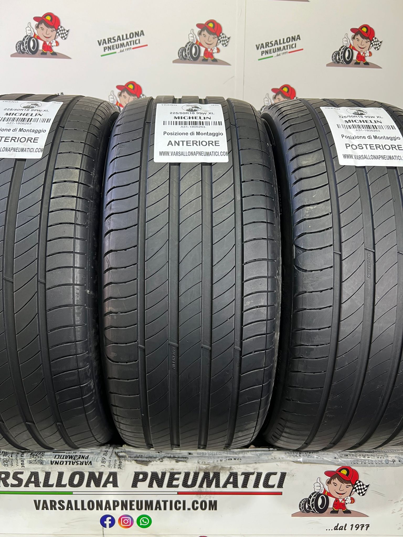 N.4 Pneumatici - 225/50R18 99W XL MICHELIN - Primacy 4 - immagine 2