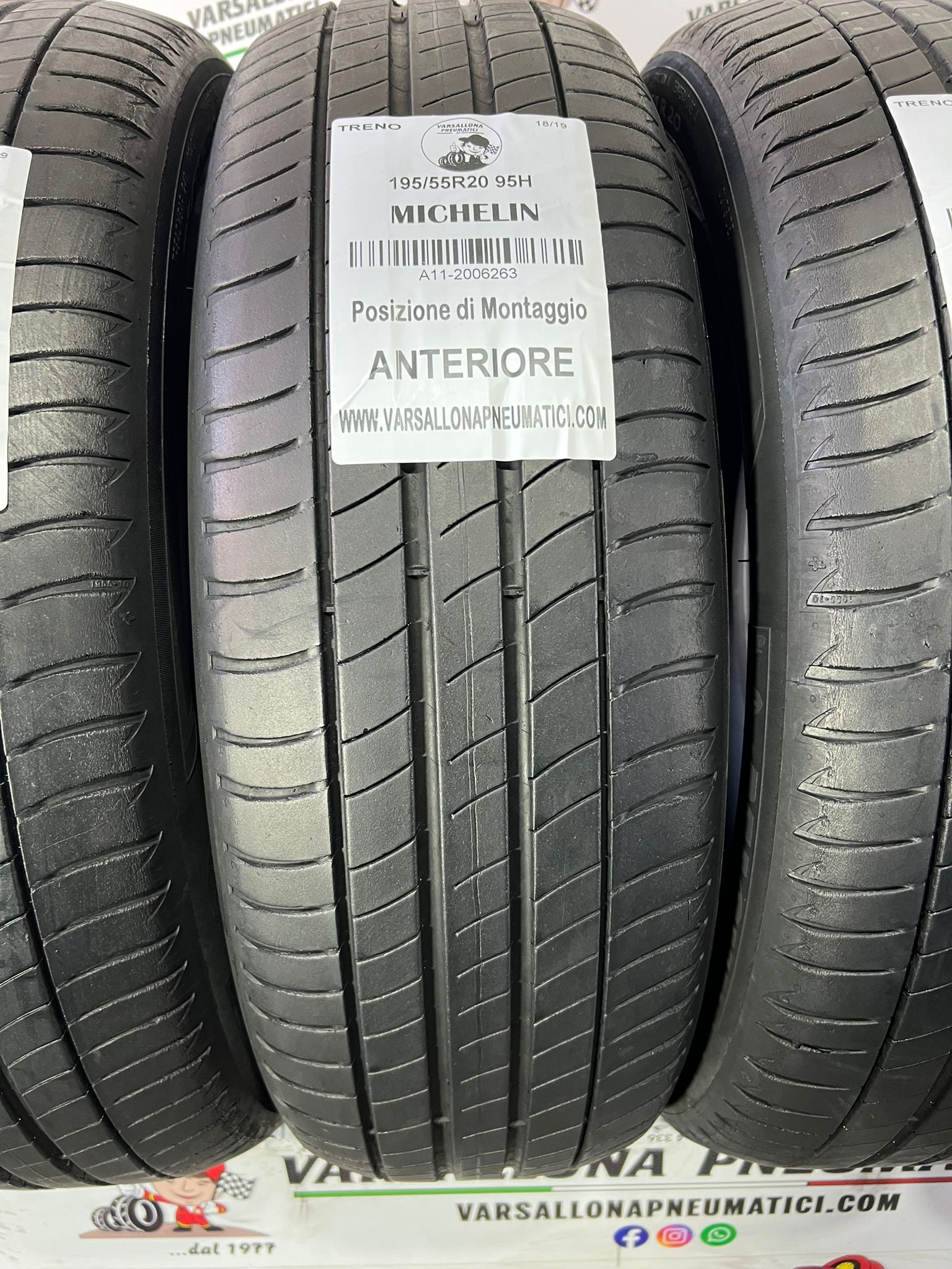 N.4 Pneumatici - 195/55R20 95H MICHELIN - Primacy 3 - immagine 2