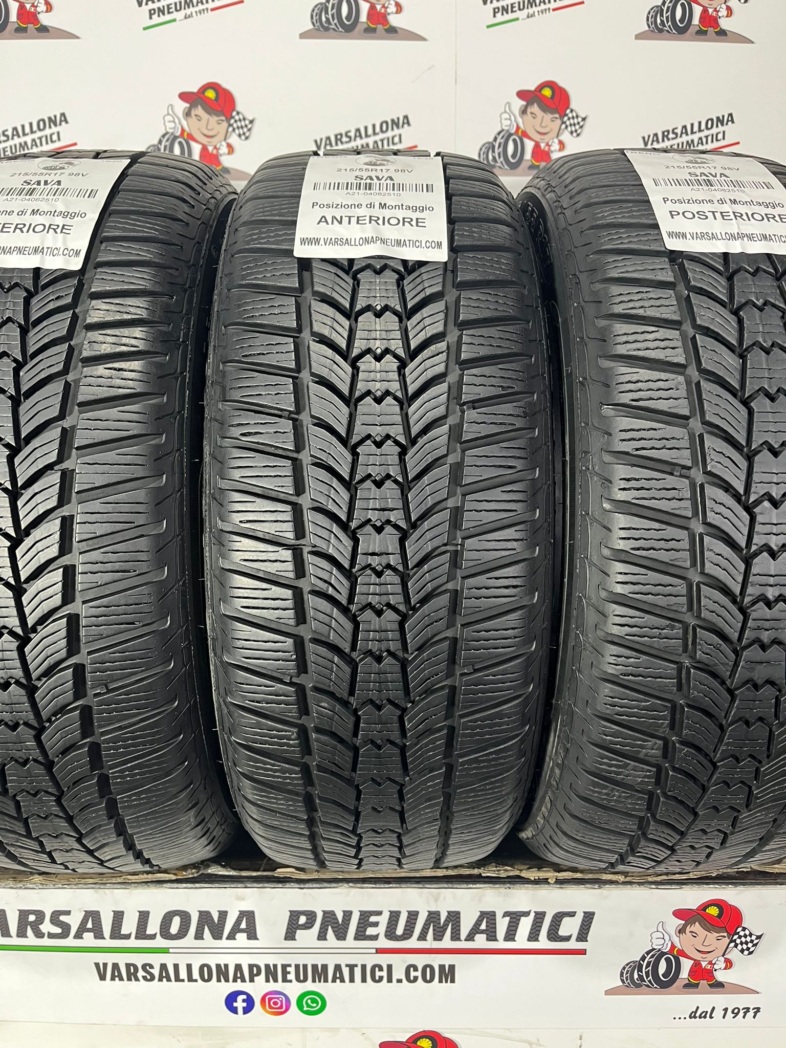 N.4 Pneumatici - 215/55R17 98V XL SAVA - Eskimo HP2 - immagine 2