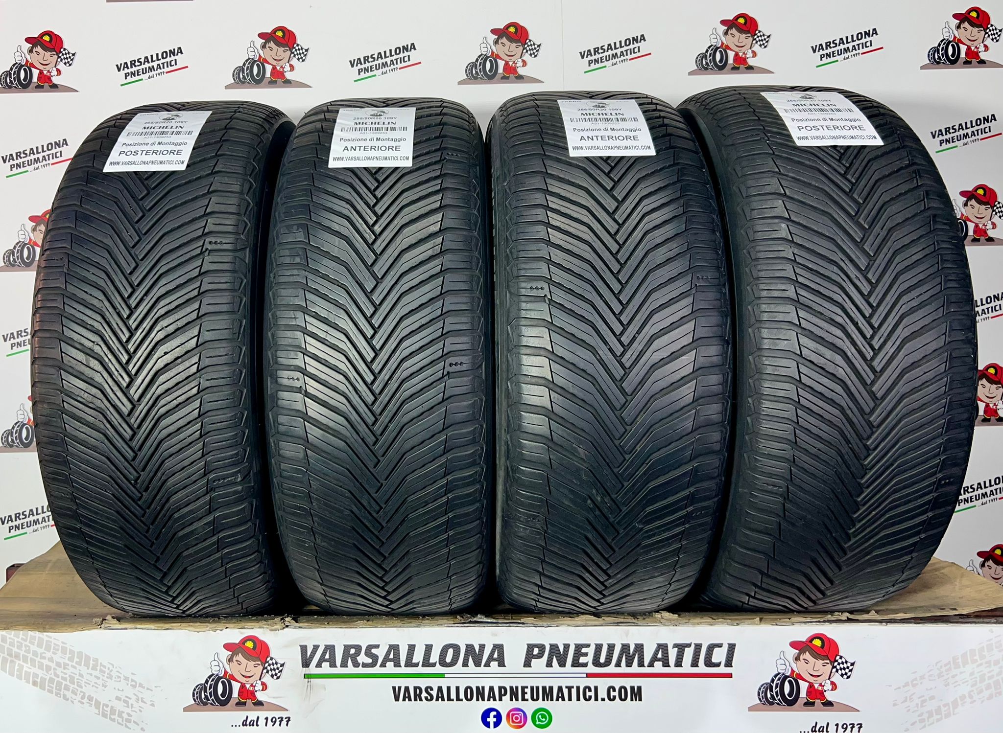 N.4 Pneumatici - 255/50R20 109Y XL MICHELIN - Cross Climate 2 SUV