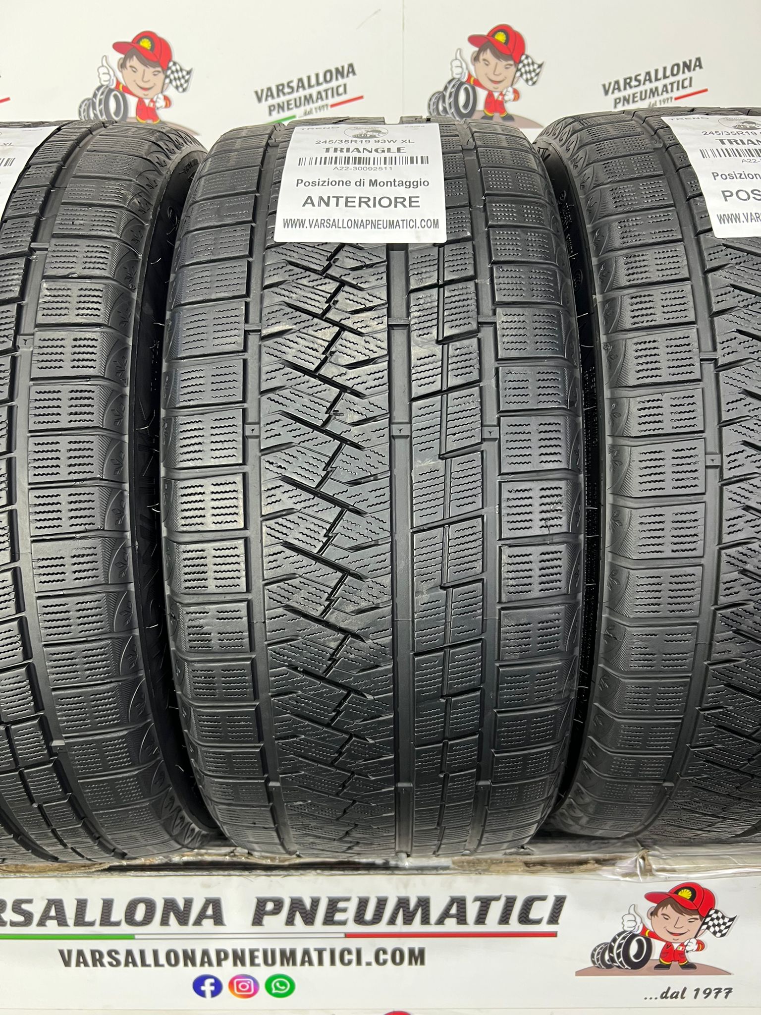 N.4 Pneumatici - 245/35R19 93W XL TRIANGLE - Snow link - immagine 2