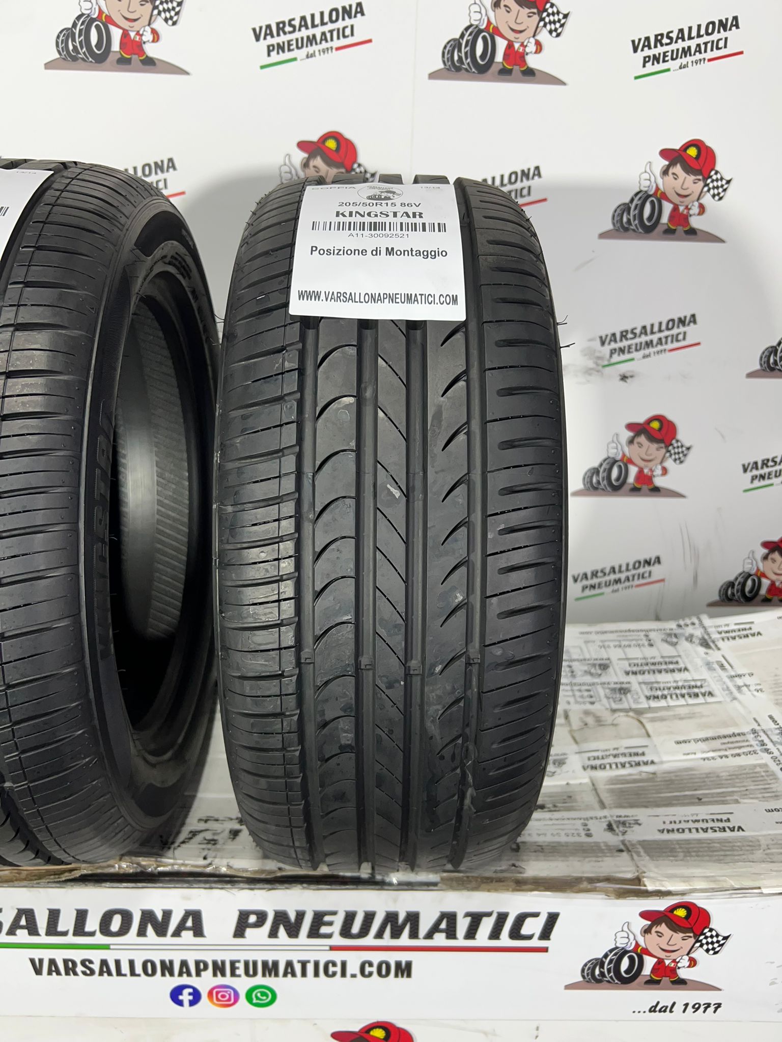N.2 Pneumatici - 205/50R15 86V KINGSTAR - Road Fit Sk10 - immagine 2