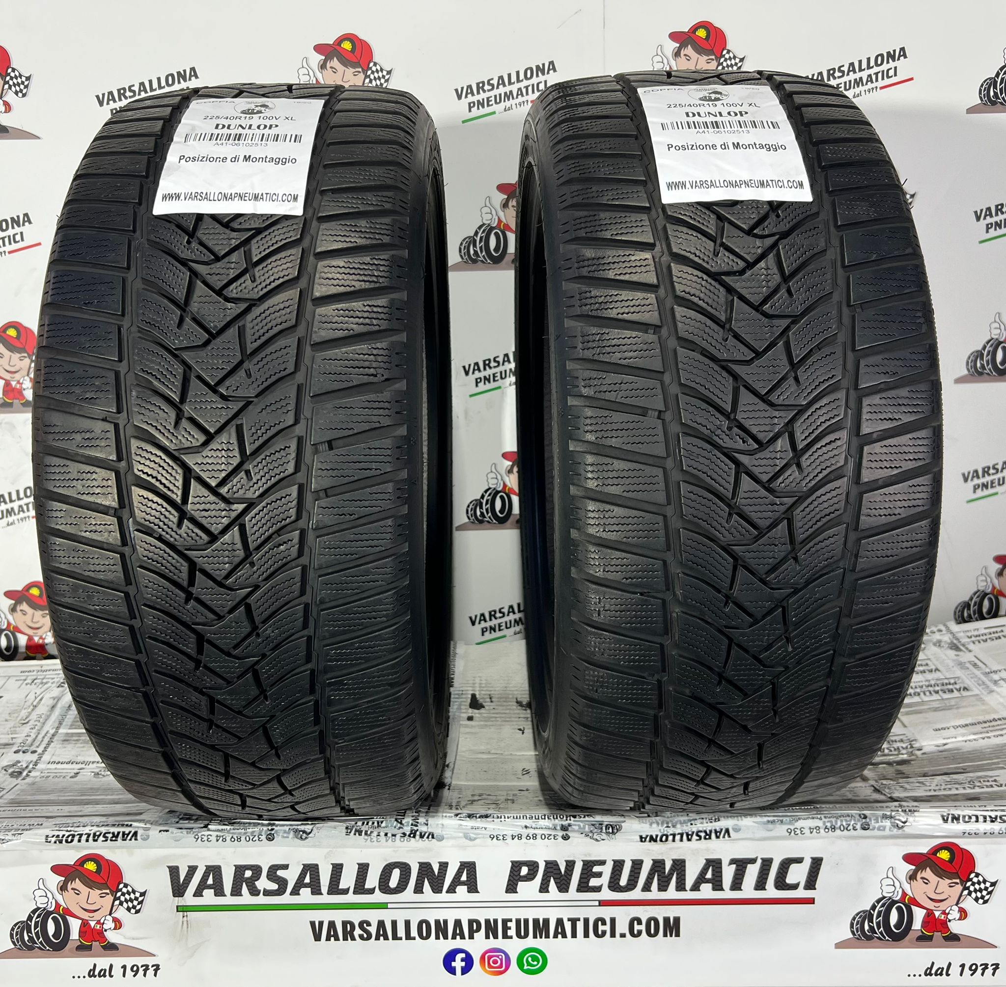 N.2 Pneumatici - 255/40R19 100V XL DUNLOP - Winter Sport 5