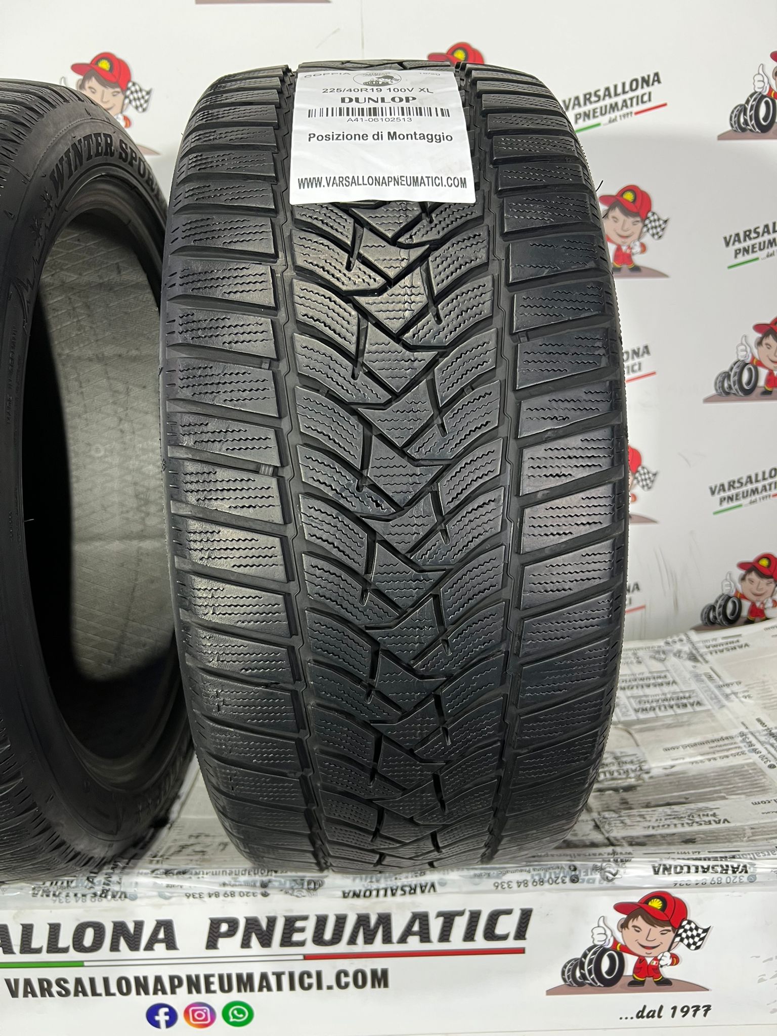 N.2 Pneumatici - 255/40R19 100V XL DUNLOP - Winter Sport 5 - immagine 2