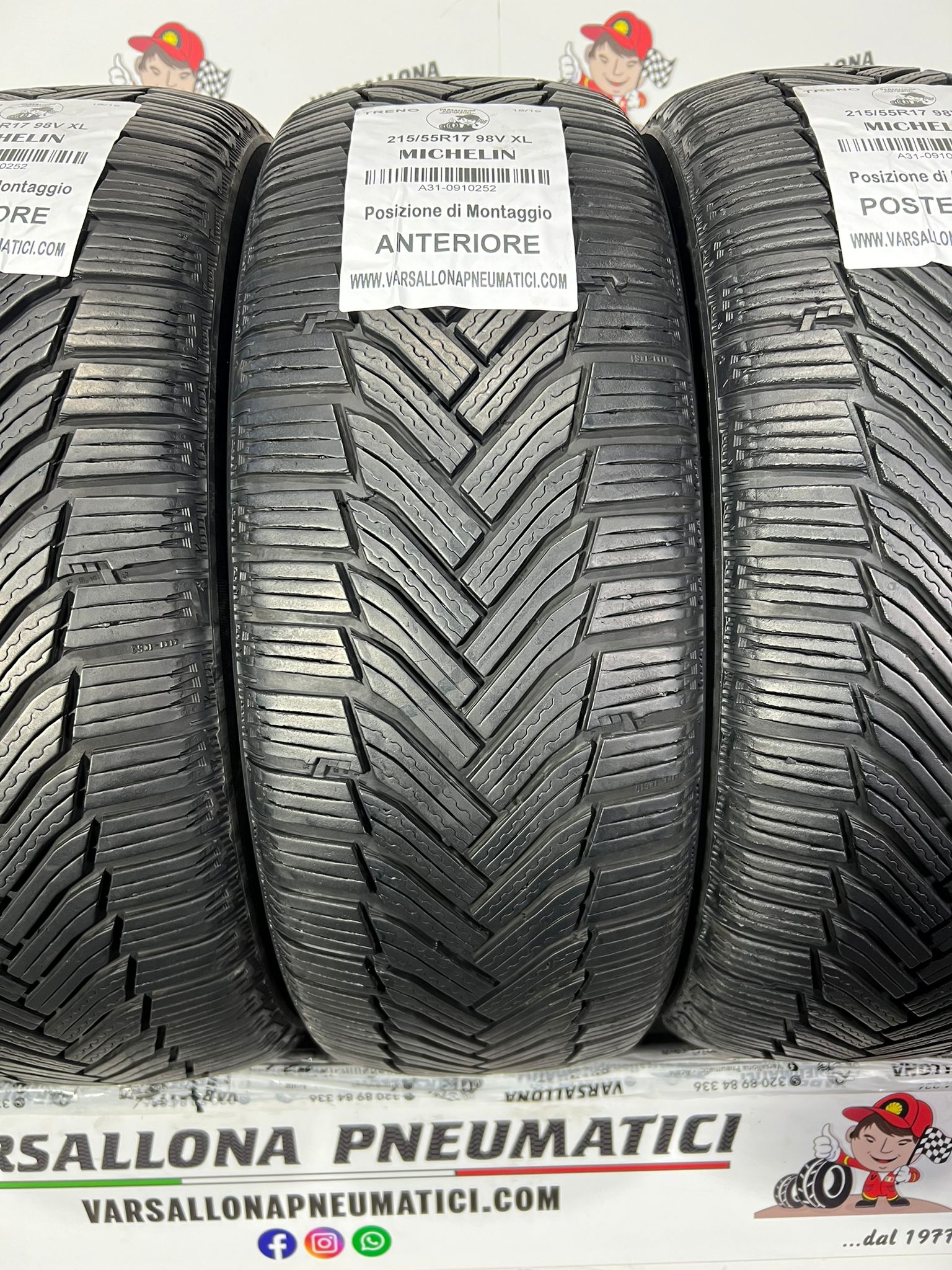 N.4 Pneumatici - 215/55R17 98V XL MICHELIN - Alpin 6 - immagine 2