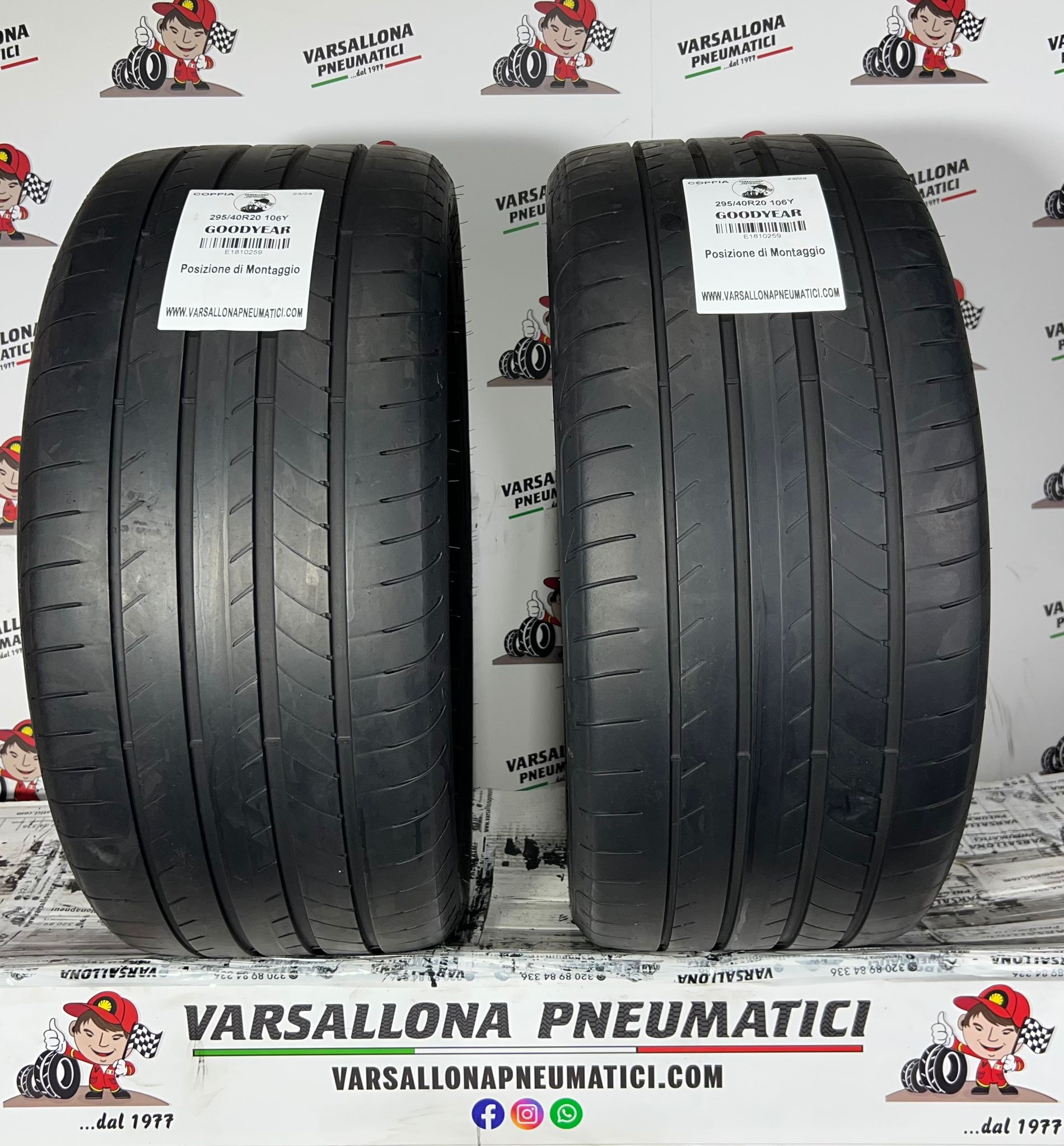 N.2 Pneumatici - 295/40R20 106Y GOODYEAR - Eagle F1 Asymmetric 3 NO