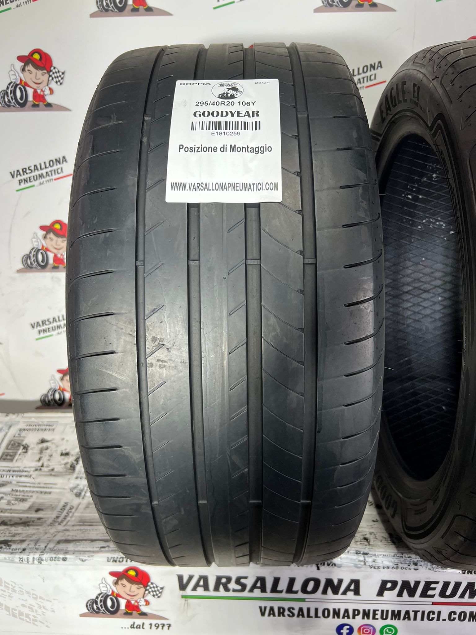 N.2 Pneumatici - 295/40R20 106Y GOODYEAR - Eagle F1 Asymmetric 3 NO - immagine 2