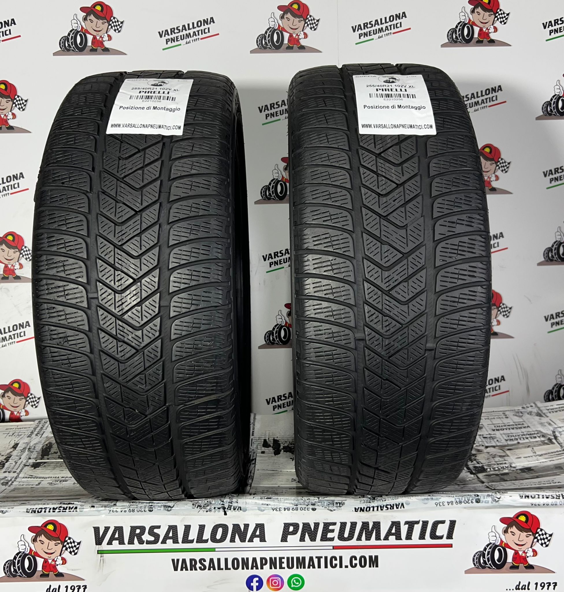 N.2 Pneumatici - 255/40R21 102V XL PIRELLI - Scorpion Winter
