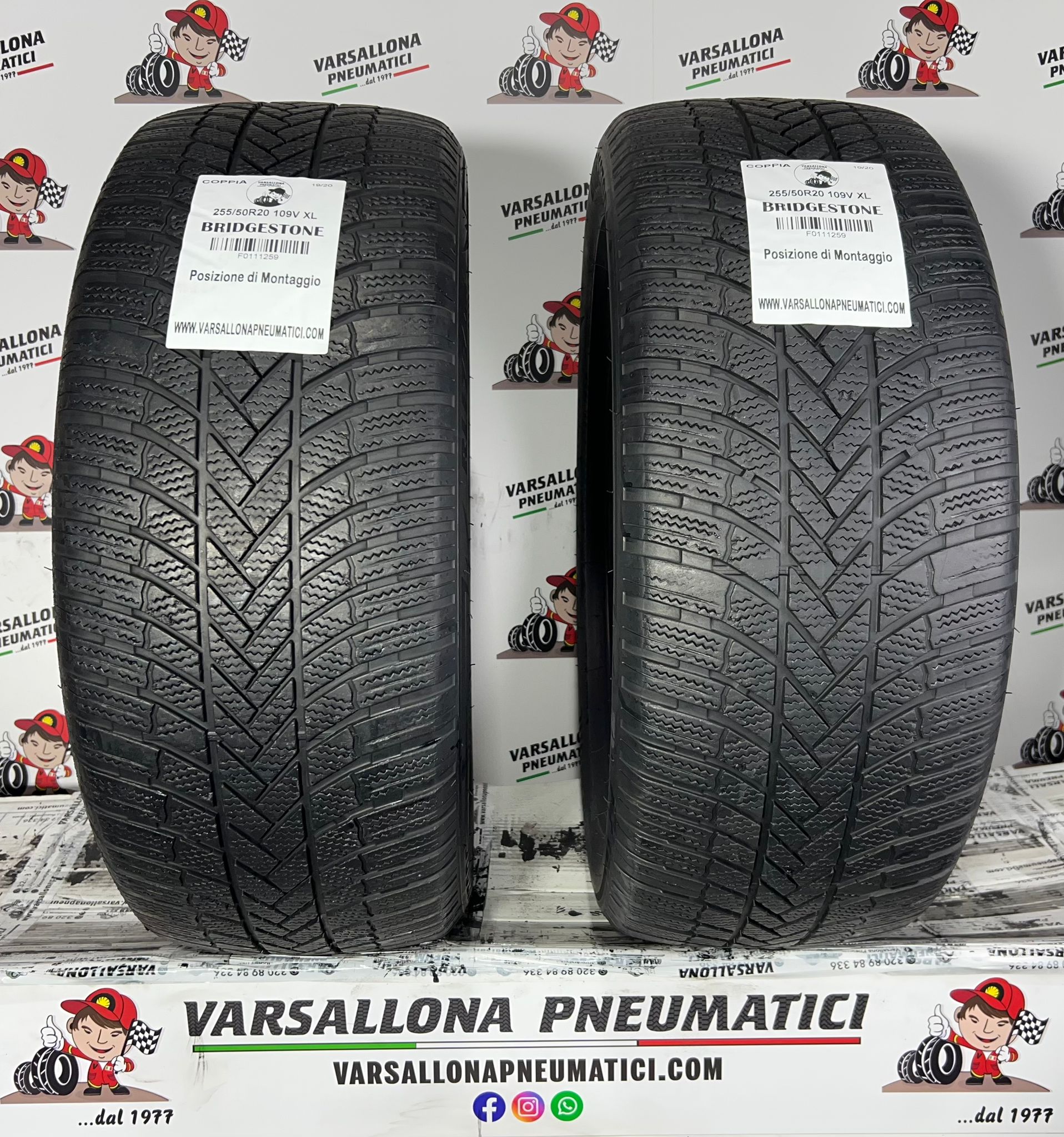 N.2 Pneumatici - 255/50R20 109V XL BRIDGESTONE - Blizzak LM005