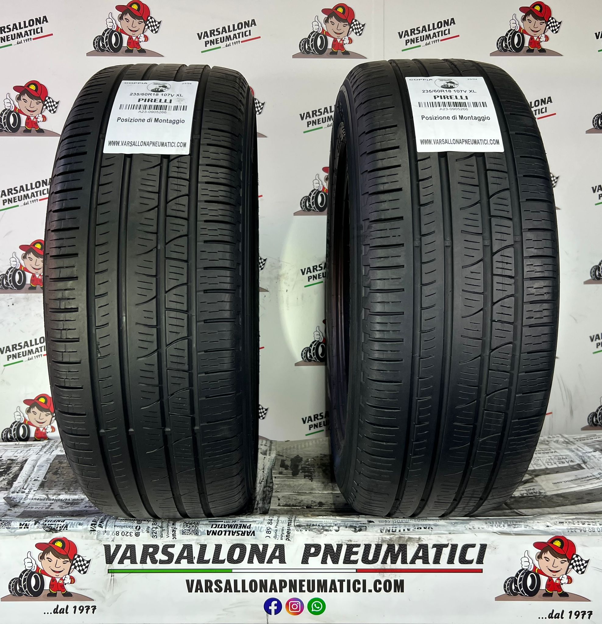 N.2 Pneumatici - 235/60R18 107V XL PIRELLI - Scorpion Verde All Season