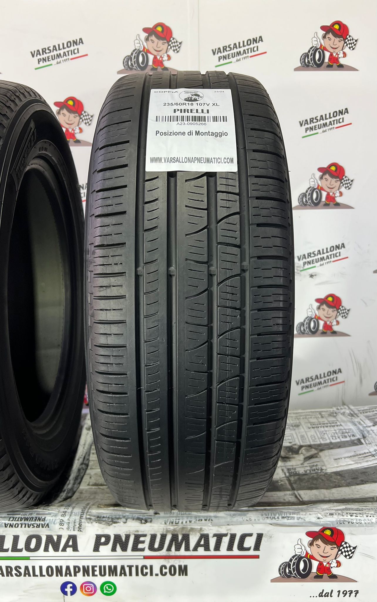 N.2 Pneumatici - 235/60R18 107V XL PIRELLI - Scorpion Verde All Season - immagine 2