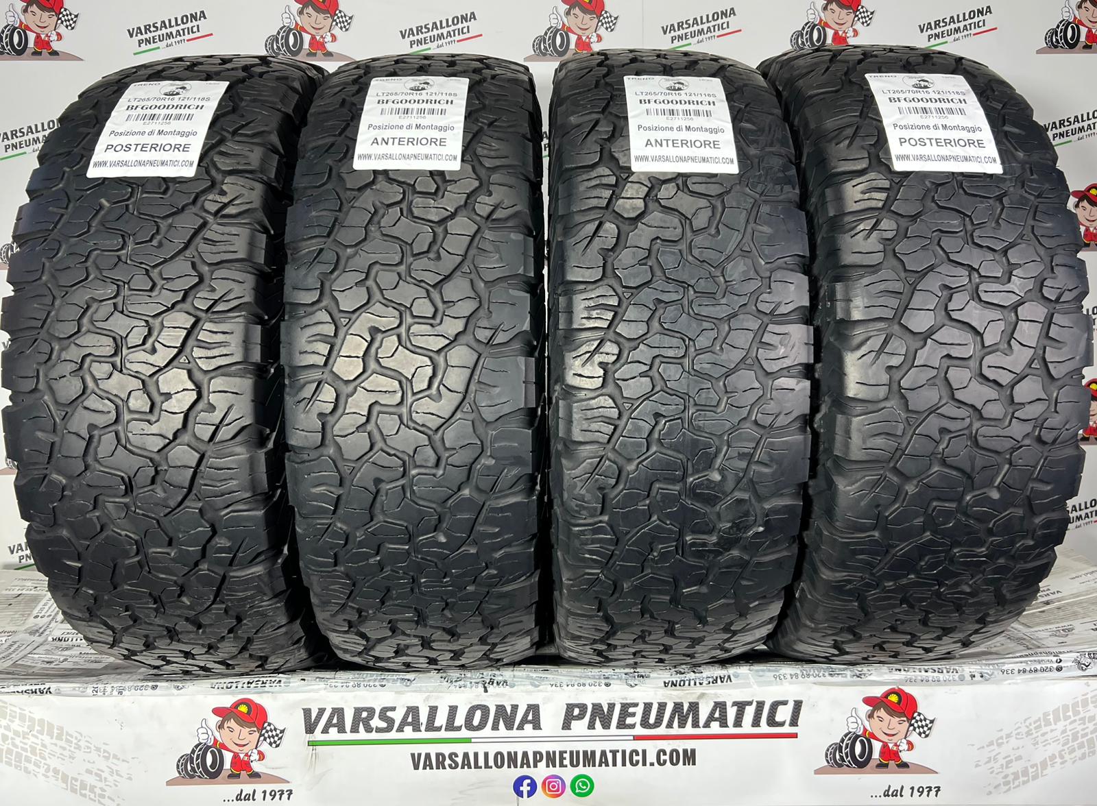 Treno LT 265/70R16 121/118S BF GOODRICH - All Terrain T/A K02