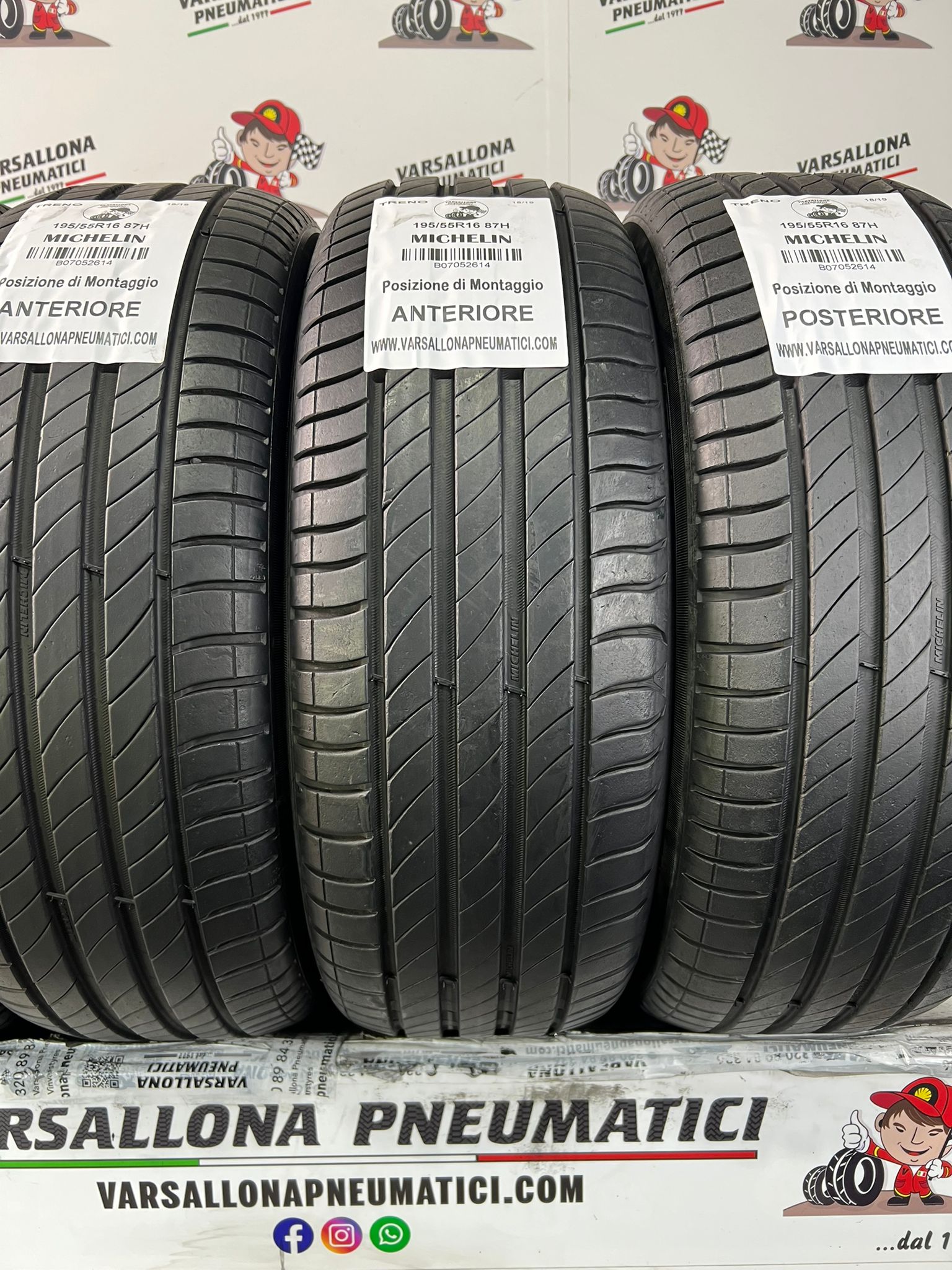 N.4 Pneumatici - 195/55R16 87H MICHELIN - Primacy 4 - immagine 2