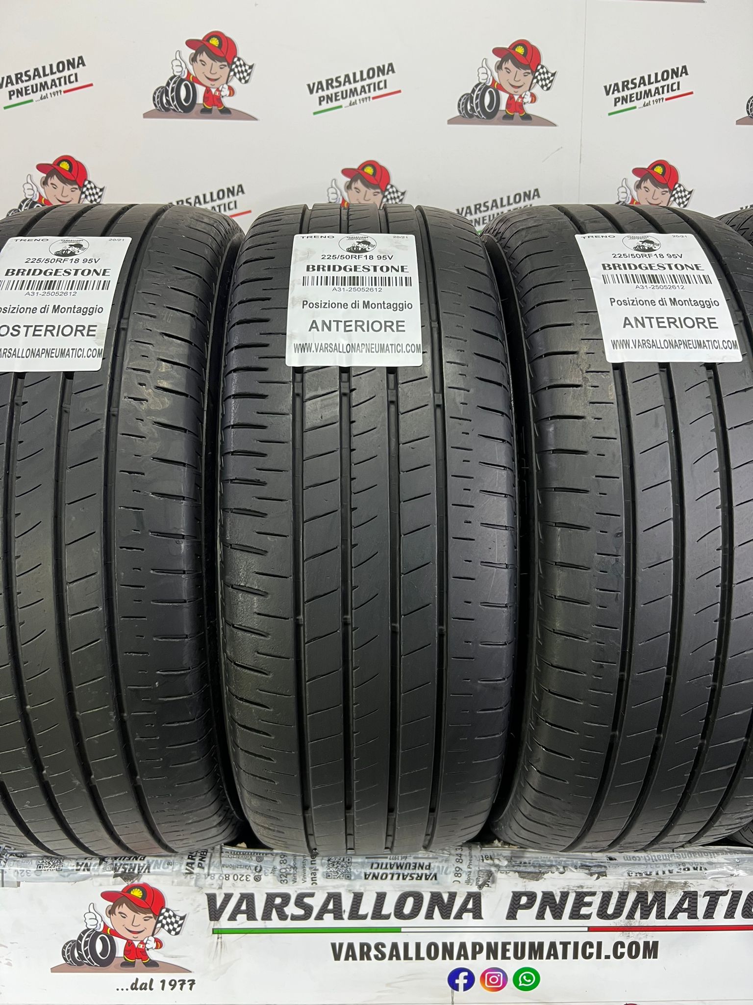 N.4 Pneumatici - 225/50R18 95V BRIDGESTONE - Turanza T005A RFT - immagine 2