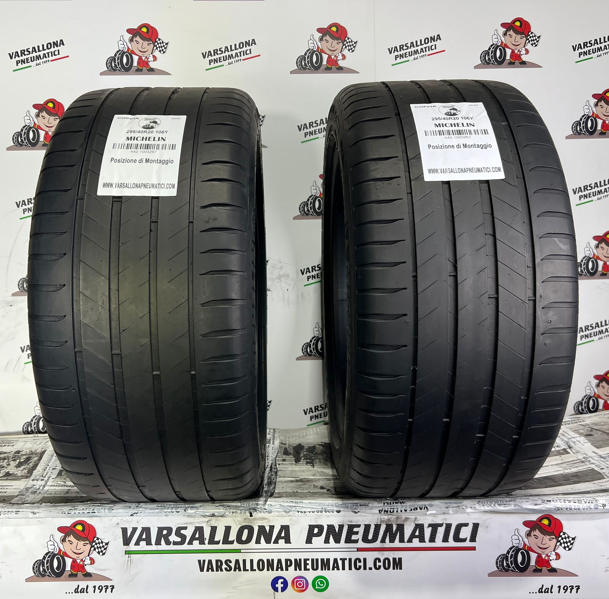 N.2 Pneumatici - 295/40R20 106Y MICHELIN - Laltitude Sport 3