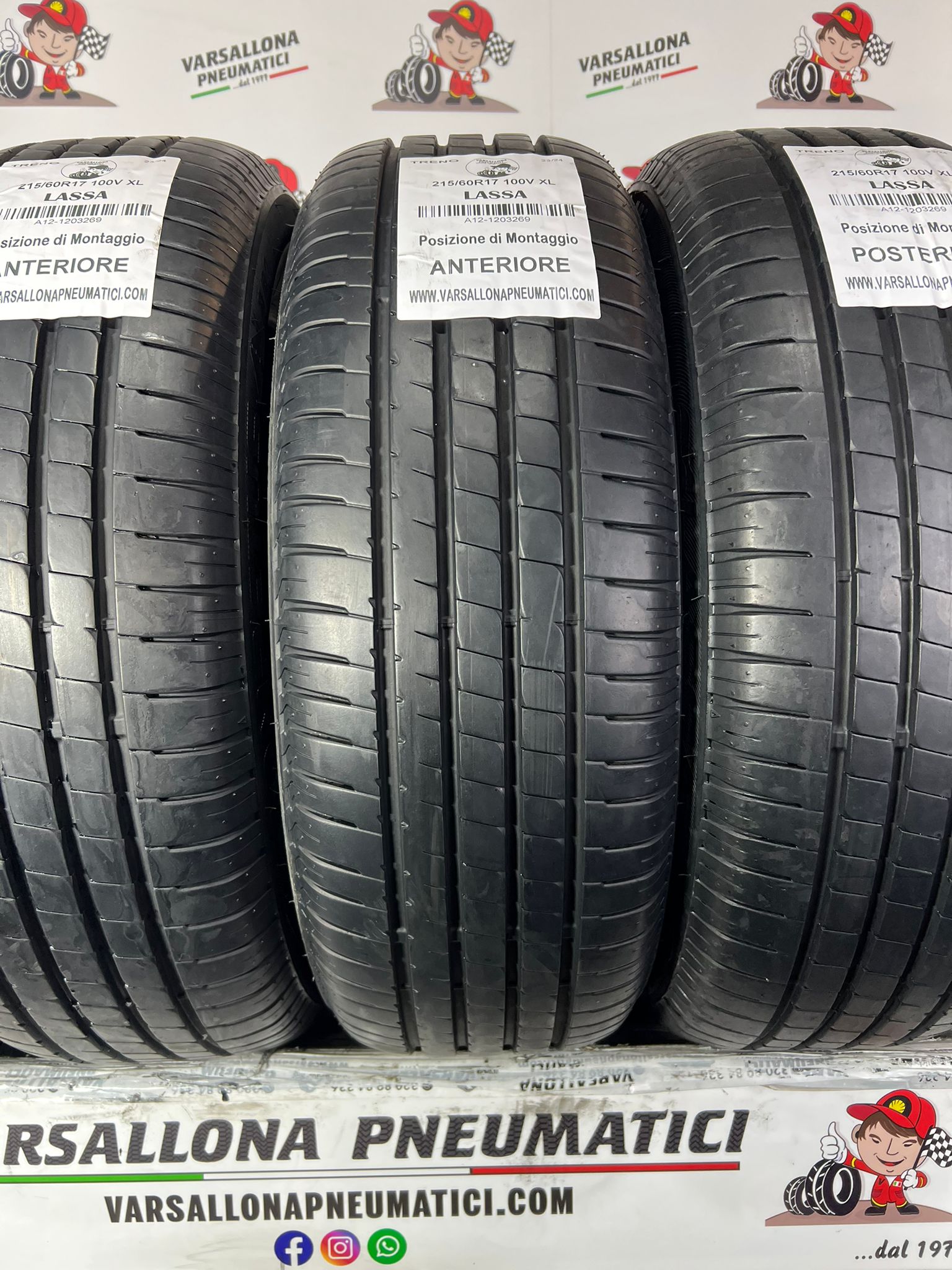 N.4 Pneumatici - 215/60R17 100V XL LASSA - Competus HP2 - immagine 2