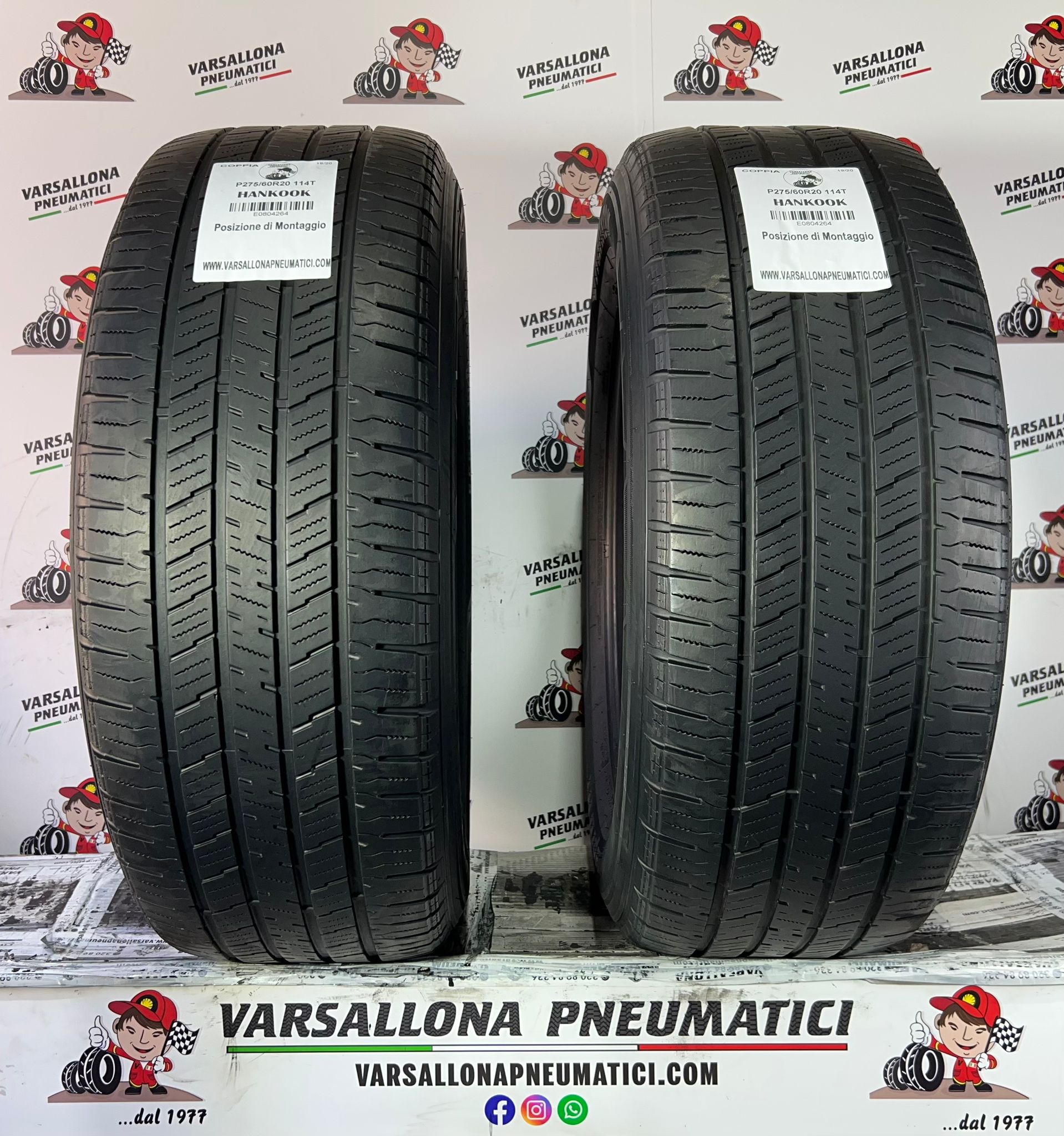 N.2 Pneumatici - 275/60R20 114T HANKOOK - Dinapro HT
