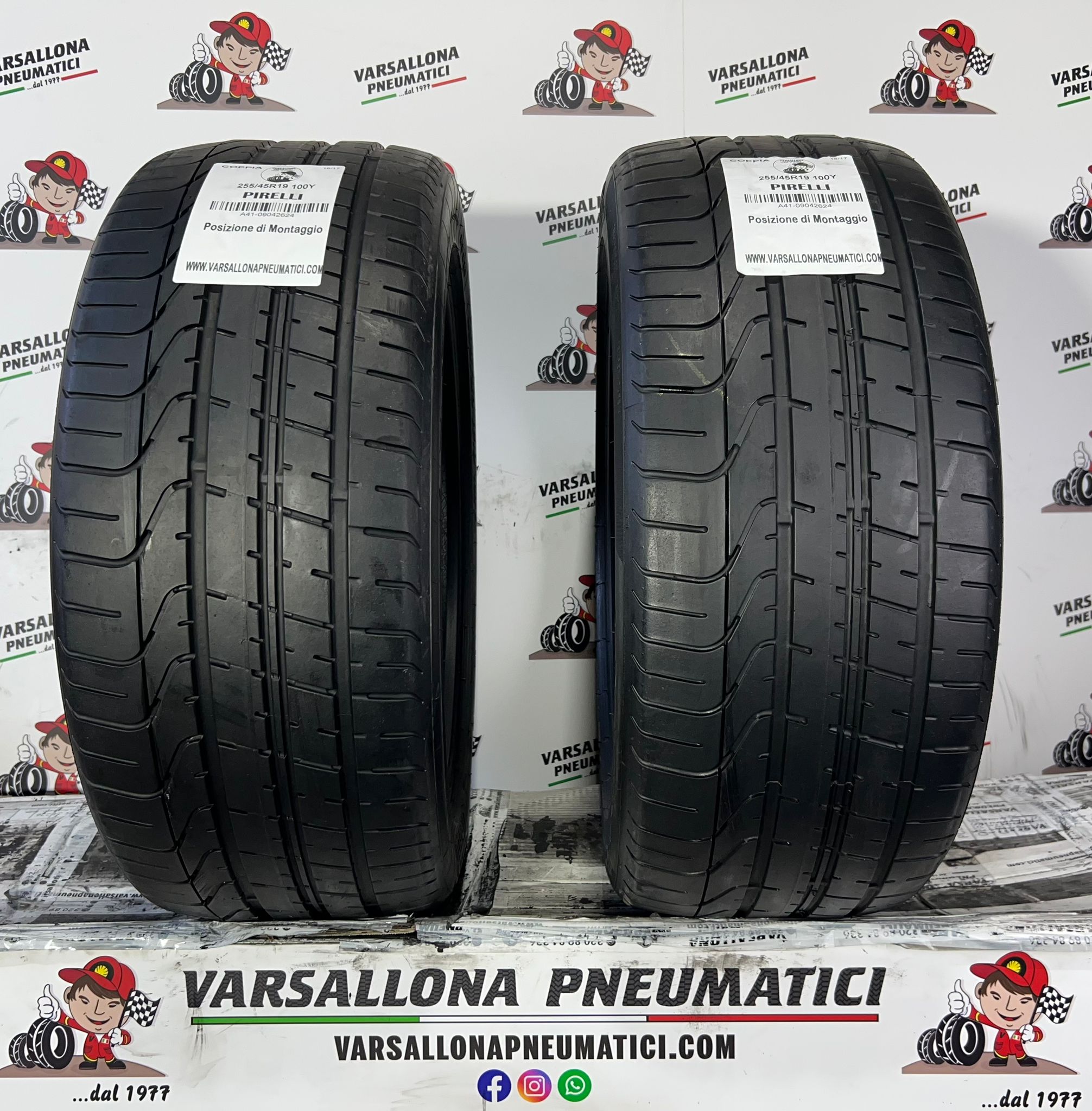 N.2 Pneumatici - 255/45R19 100Y PIRELLI - P Zero