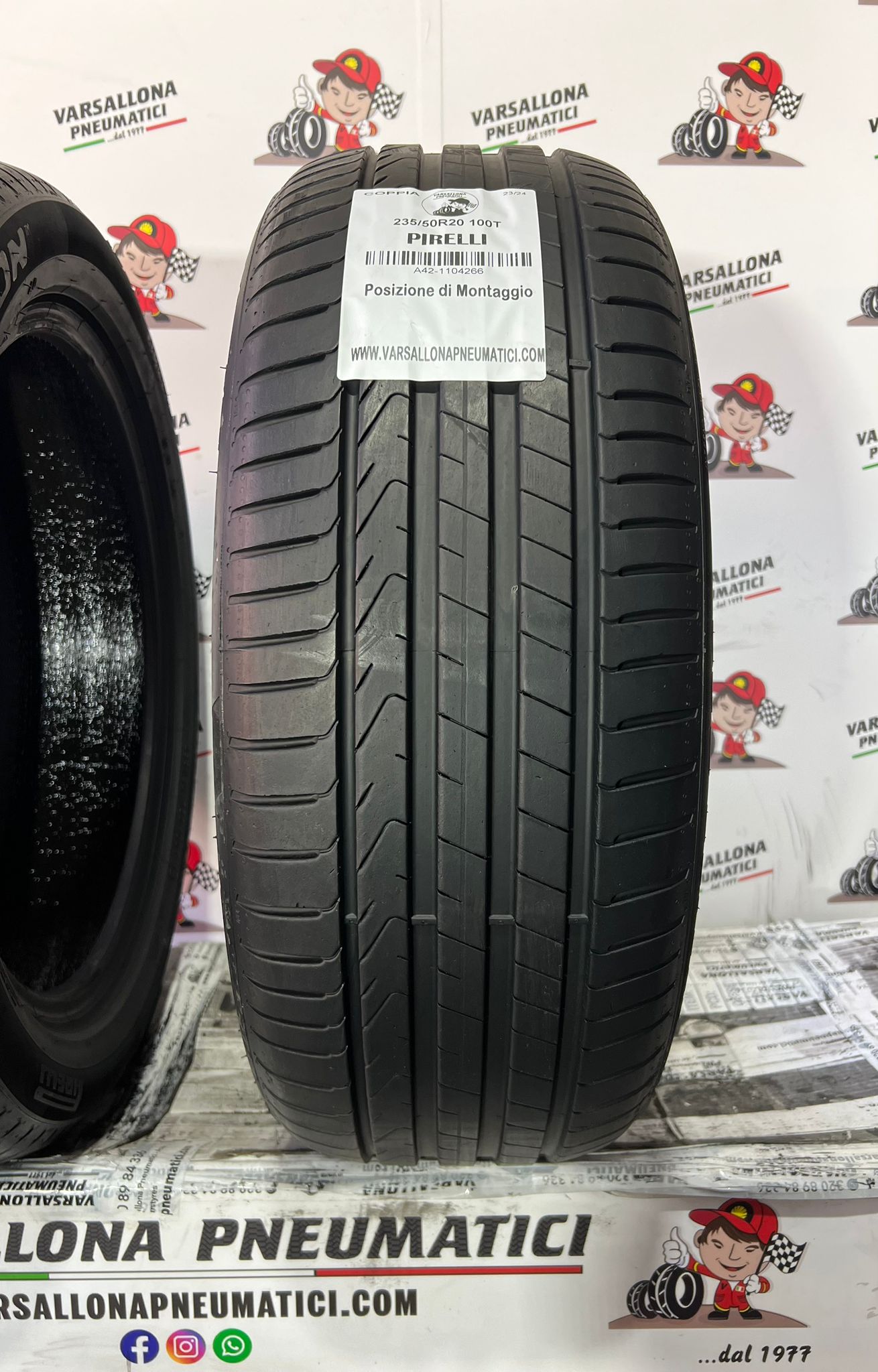 N.2 Pneumatici - 235/50R20 100T PIRELLI - Scorpion Elect AO - immagine 2
