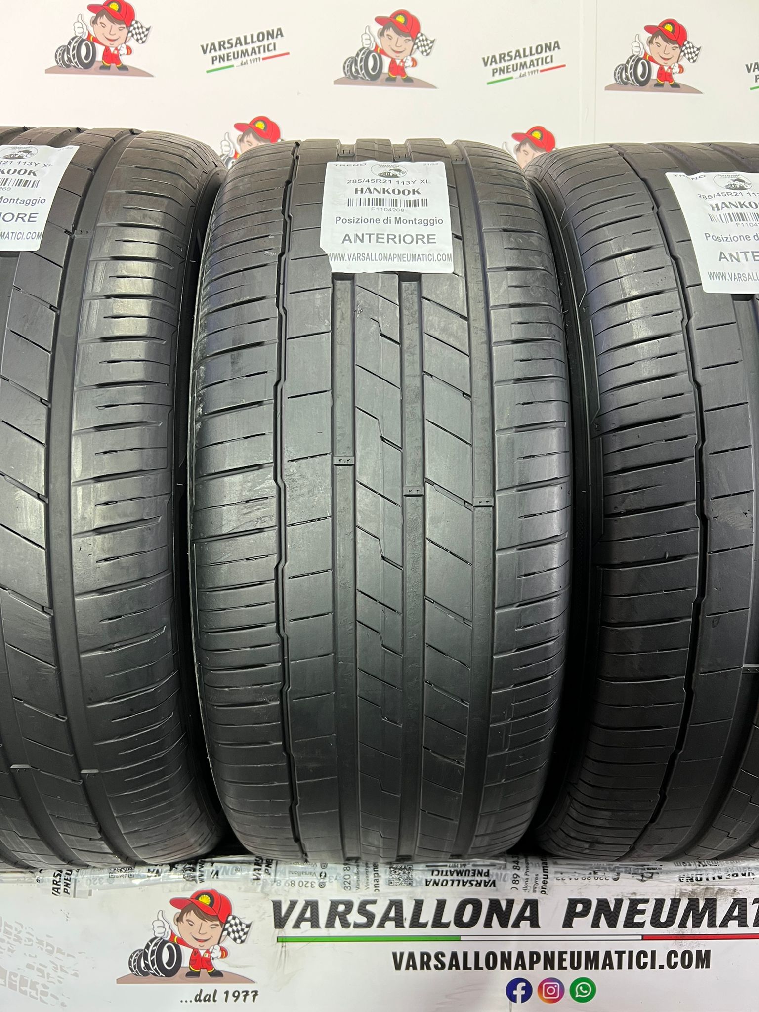 N.4 Pneumatici - 285/45R21 113Y XL HANKOOK - Ventus S1 Evo 3 SUV AO - immagine 2