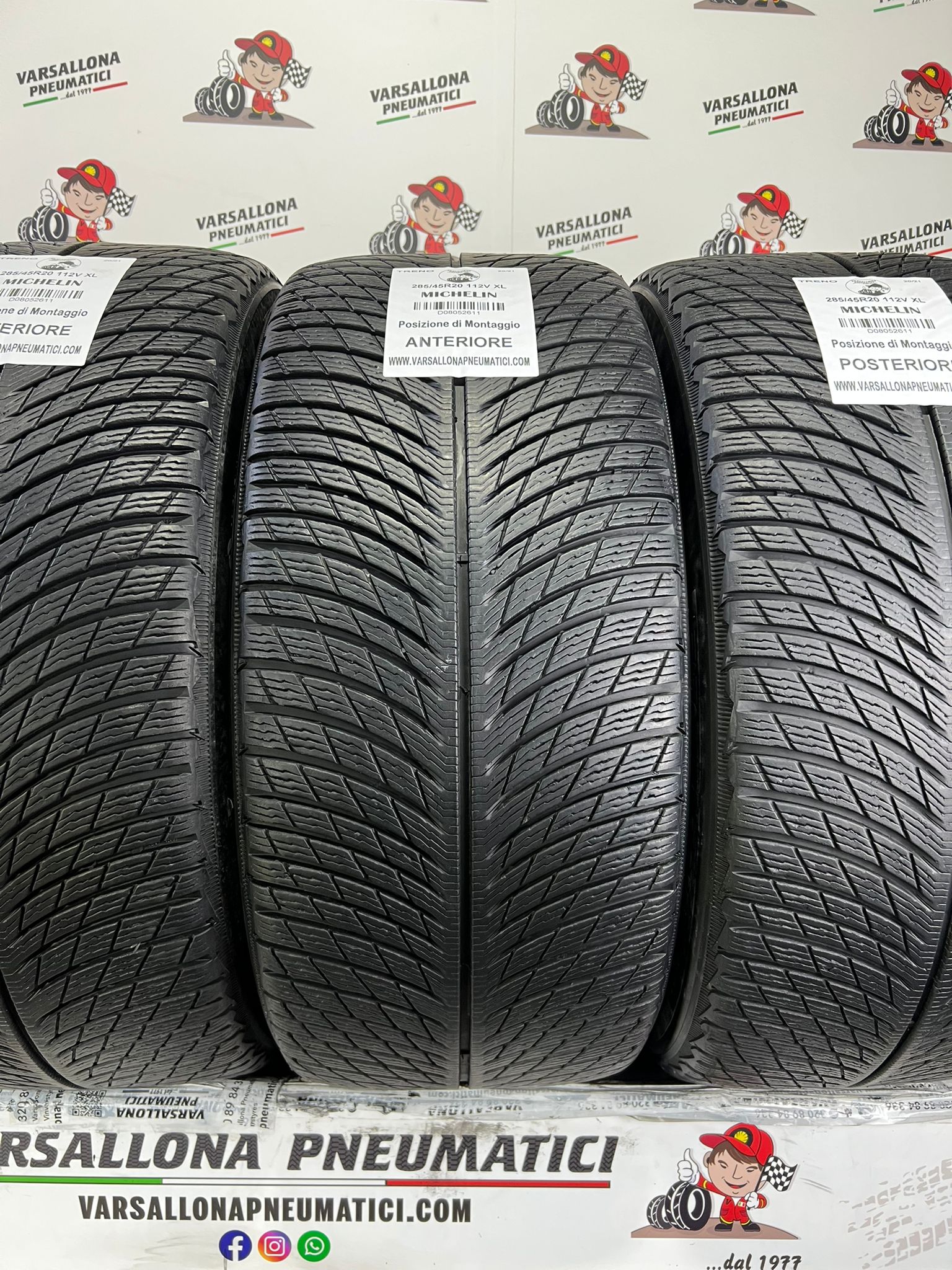 N.4 Pneumatici - 285/45R20 112V XL MICHELIN - Pilot Alpin 5 SUV - immagine 2