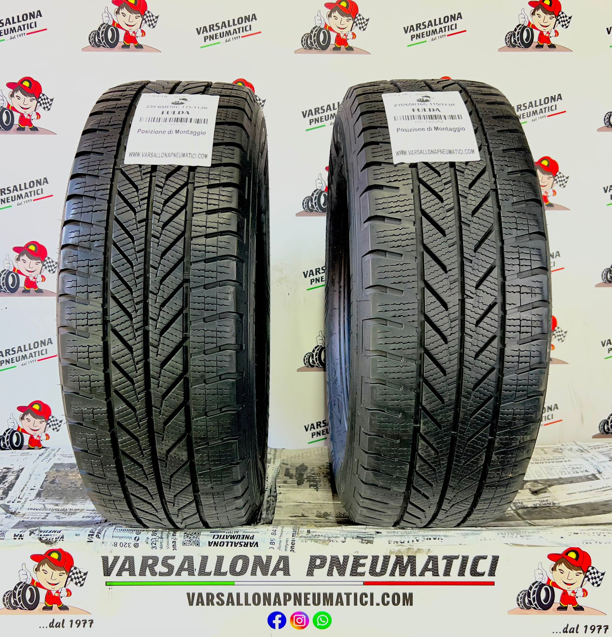 N.2 Pneumatici - 235/65R16C 115/113R FULDA - Conveo Trac 3