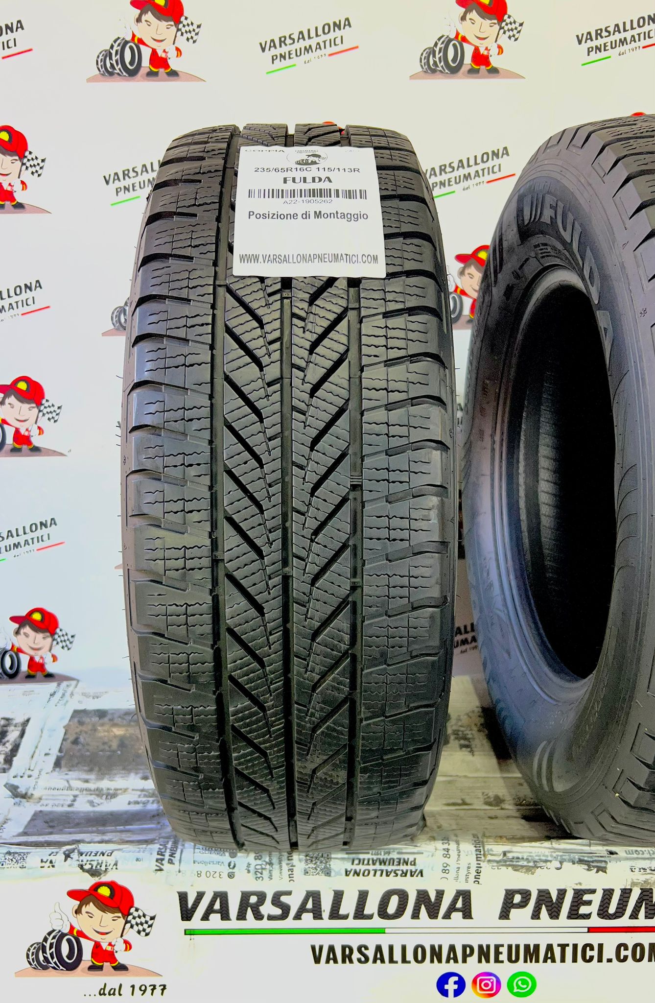 N.2 Pneumatici - 235/65R16C 115/113R FULDA - Conveo Trac 3 - immagine 2