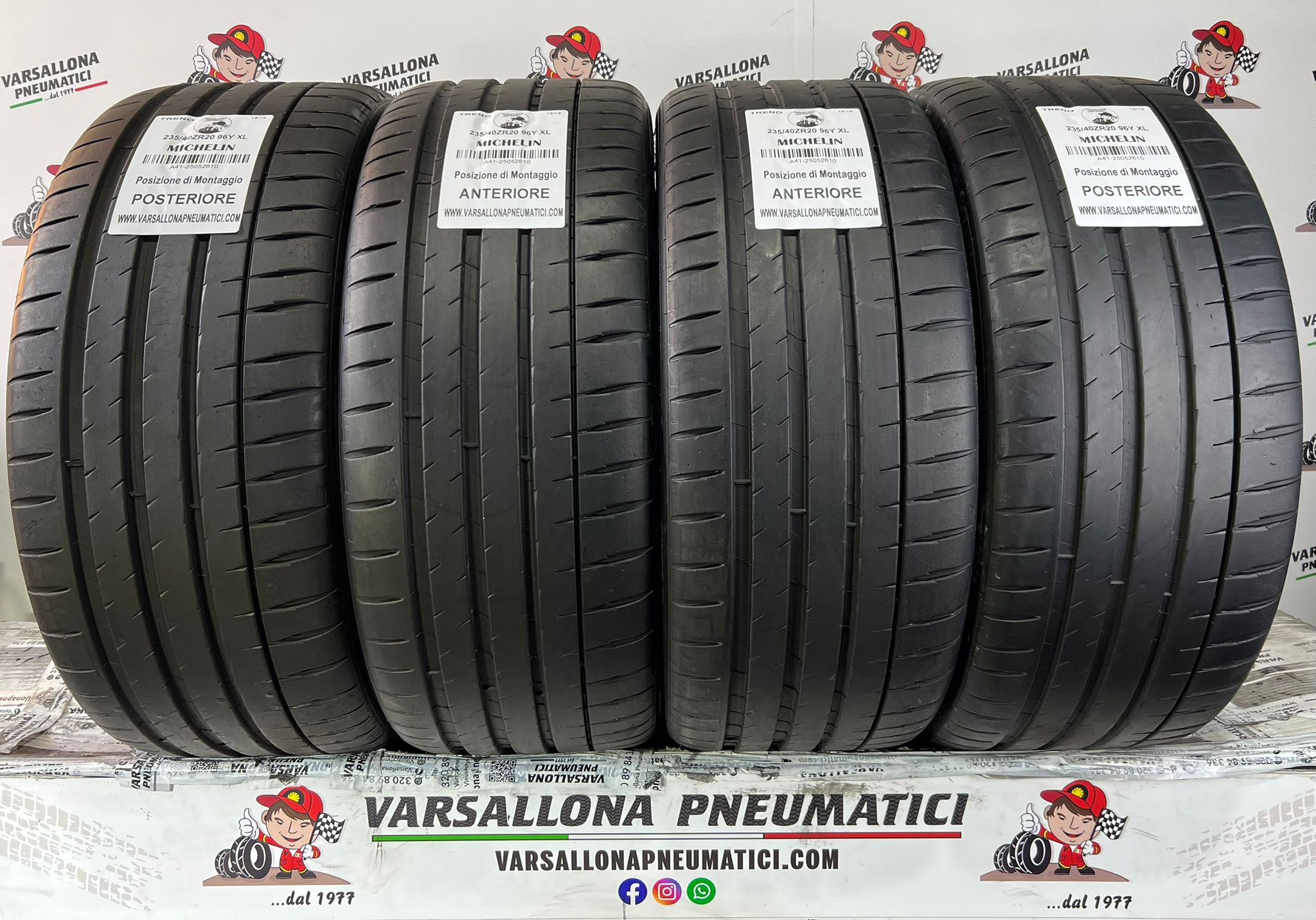 N.4 Pneumatici - 235/40ZR20 96Y XL MICHELIN - Pilot Sport 4S
