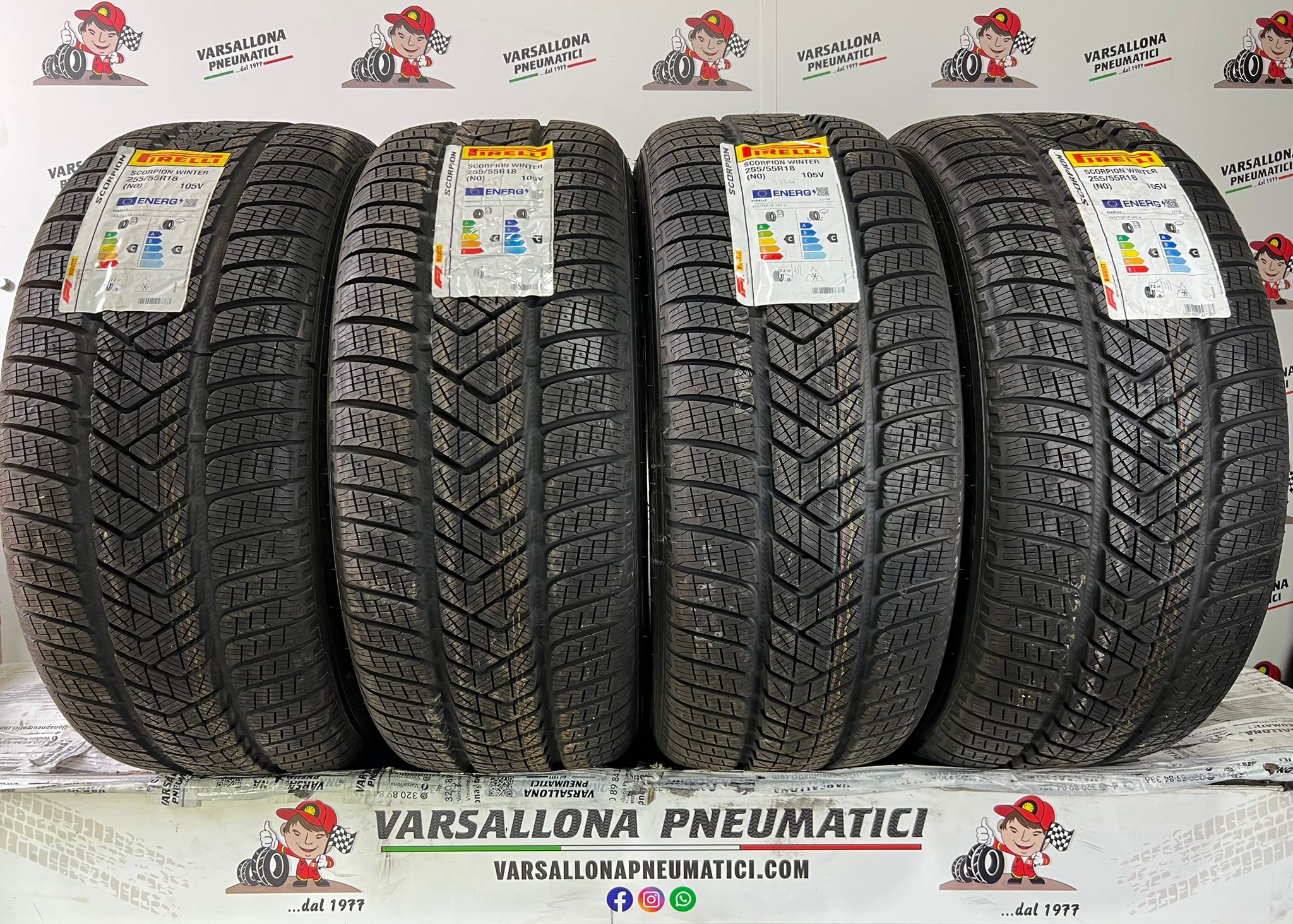 N.4 Pneumatici - 255/55R18 105V XL PIRELLI - Scorpion Winter (N0)