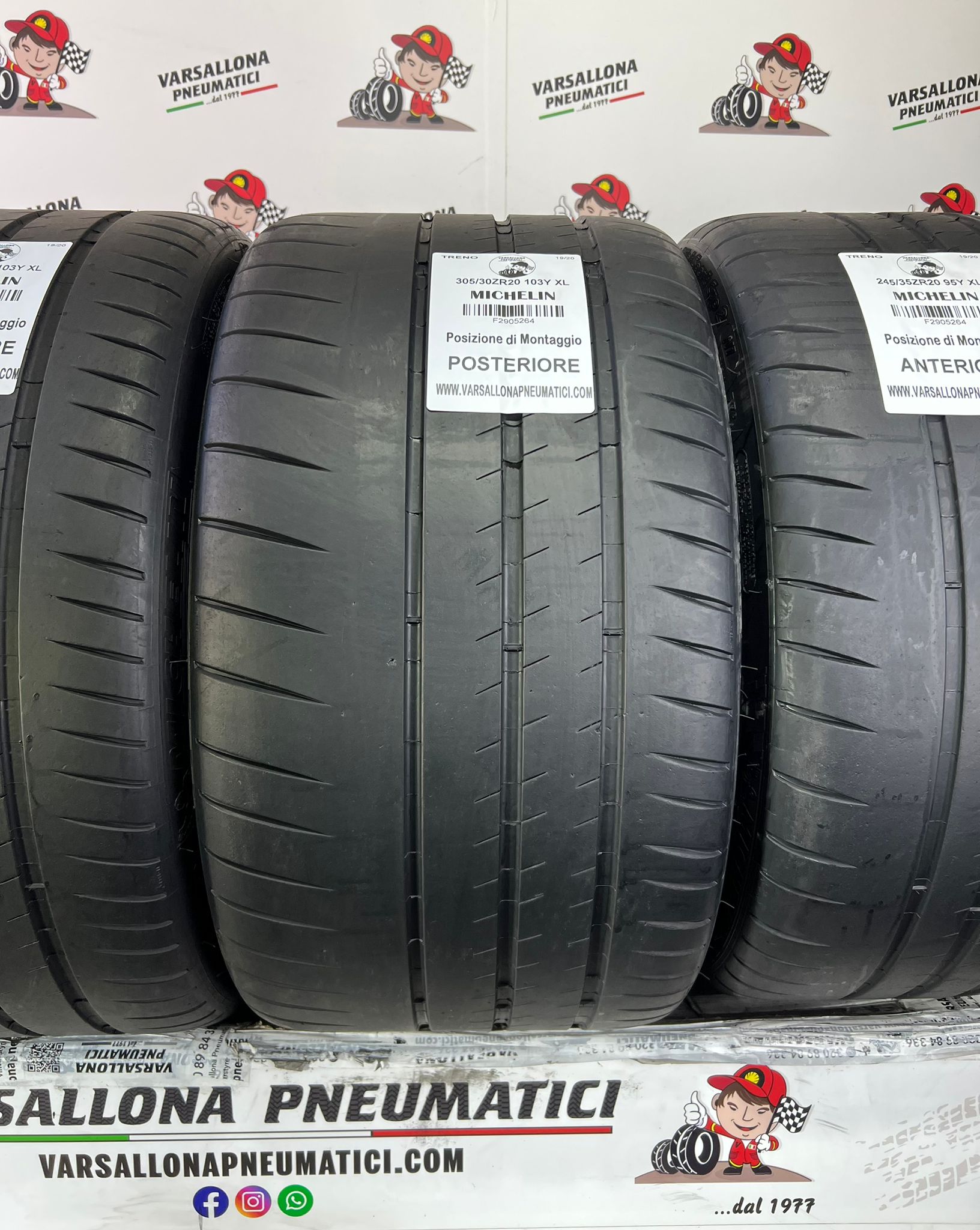 N.2 Pneumatici - 305/30ZR20 103Y XL MICHELIN - Pilot Super Sport Cup2 N1 - immagine 2