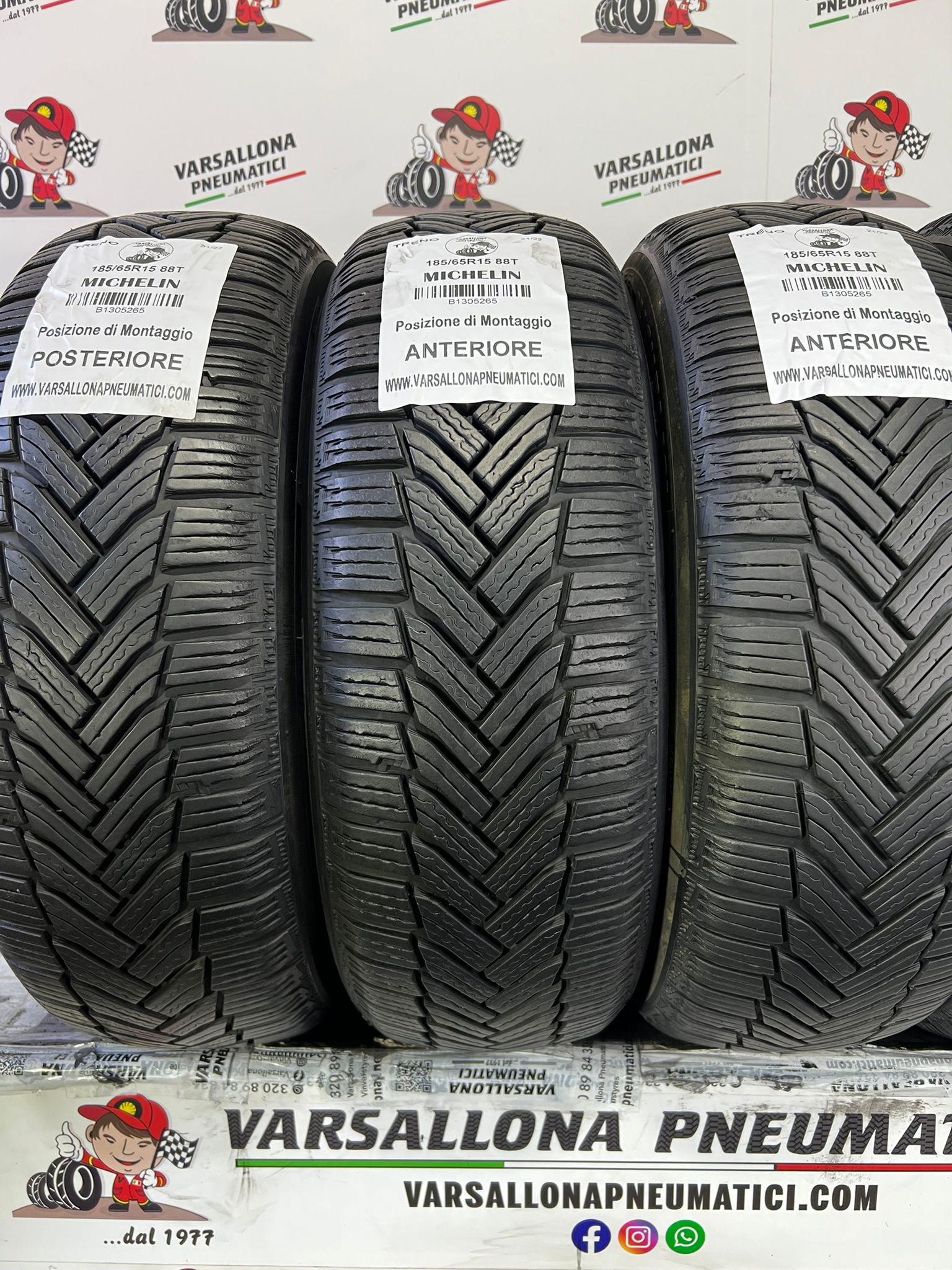 N.4 Pneumatici - 185/65R15 88T MICHELIN - Alpin 6 - immagine 2