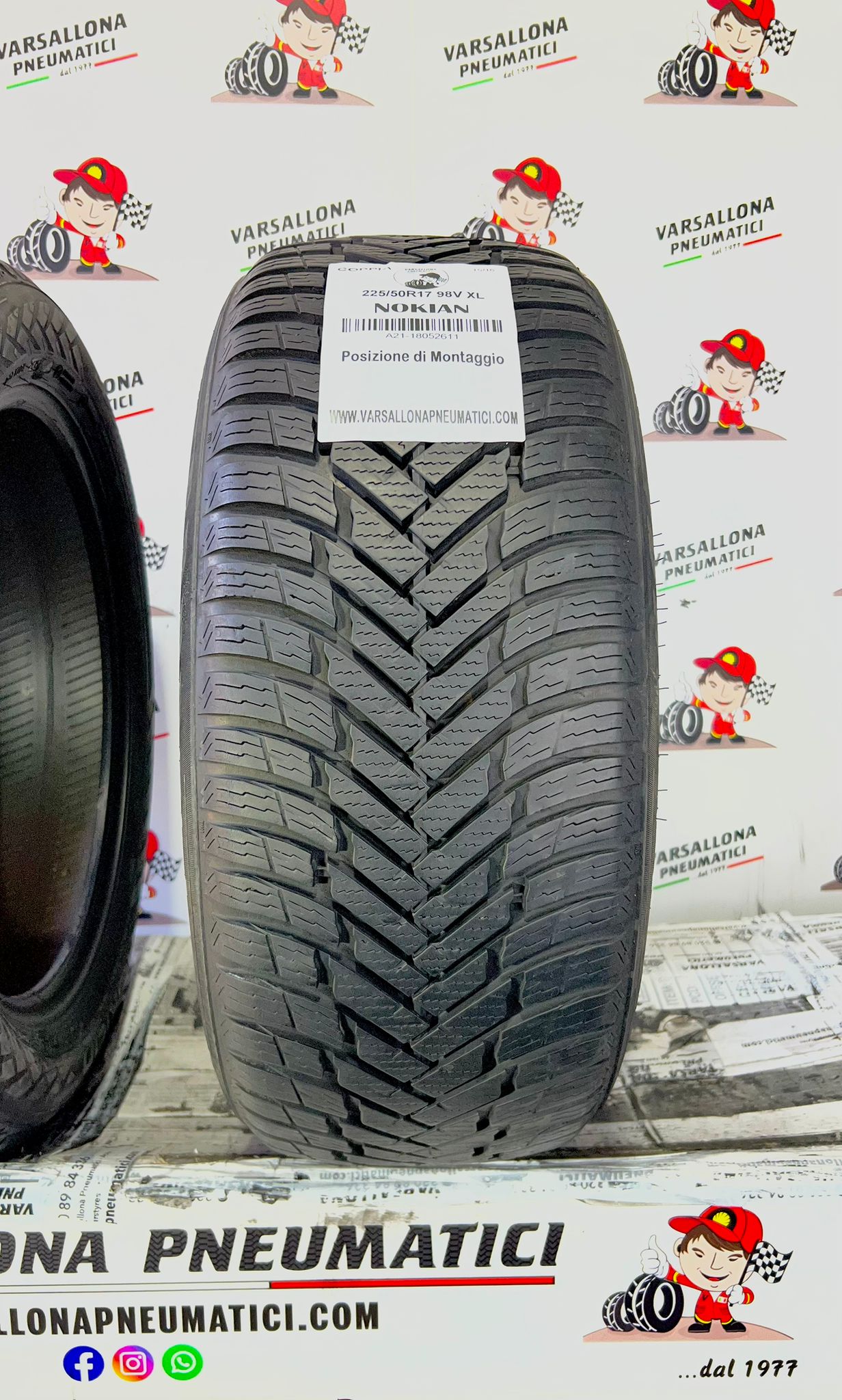 N.2 Pneumatici - 225/50R17 98V XL NOKIAN - Weather Proof - immagine 2