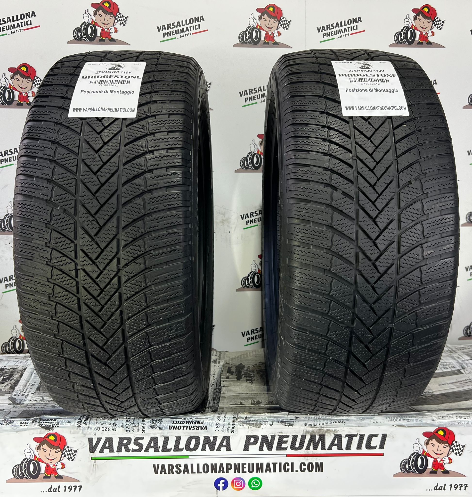 N.2 Pneumatici - 275/45R20 110V XL BRIDGESTONE - Blizzak LM005